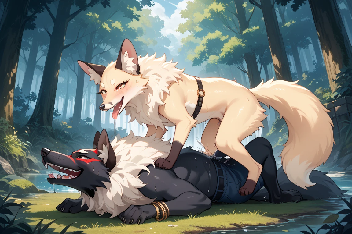 absurd resolution, absurd quality, very high detail, 4k, 8k, best quality (by syuro, dagasi, nezumi, zaush, sigma x, darkgem, personalami, difetra), anatomically correct, anatomically correct , abdominal bulge, ,  knotted,  , unnaturally large animal , unnaturally large animal , , huge  small , huge top small bottom, bedroom, black nose, blep, bodily fluids, , bound, unnaturally large canine , unnaturally large canine , claws, ,  in ass,  inside,  while , , dominant, huge dominant male, drooling lots, duo, eyes open, feral, feral on feral,  position, fur,  position,  fluids, unnaturally large , hands-free, unnaturally large knot, knotted, knotting, knot in , lamp, male, male/male, small male , huge male , male  male, muzzle (object), muzzled, open mouth, , , unnaturally large , restrained, saliva, , , size difference,  experiencing immense pain, ,  male, tongue, tongue out, tail, tail fully visible,