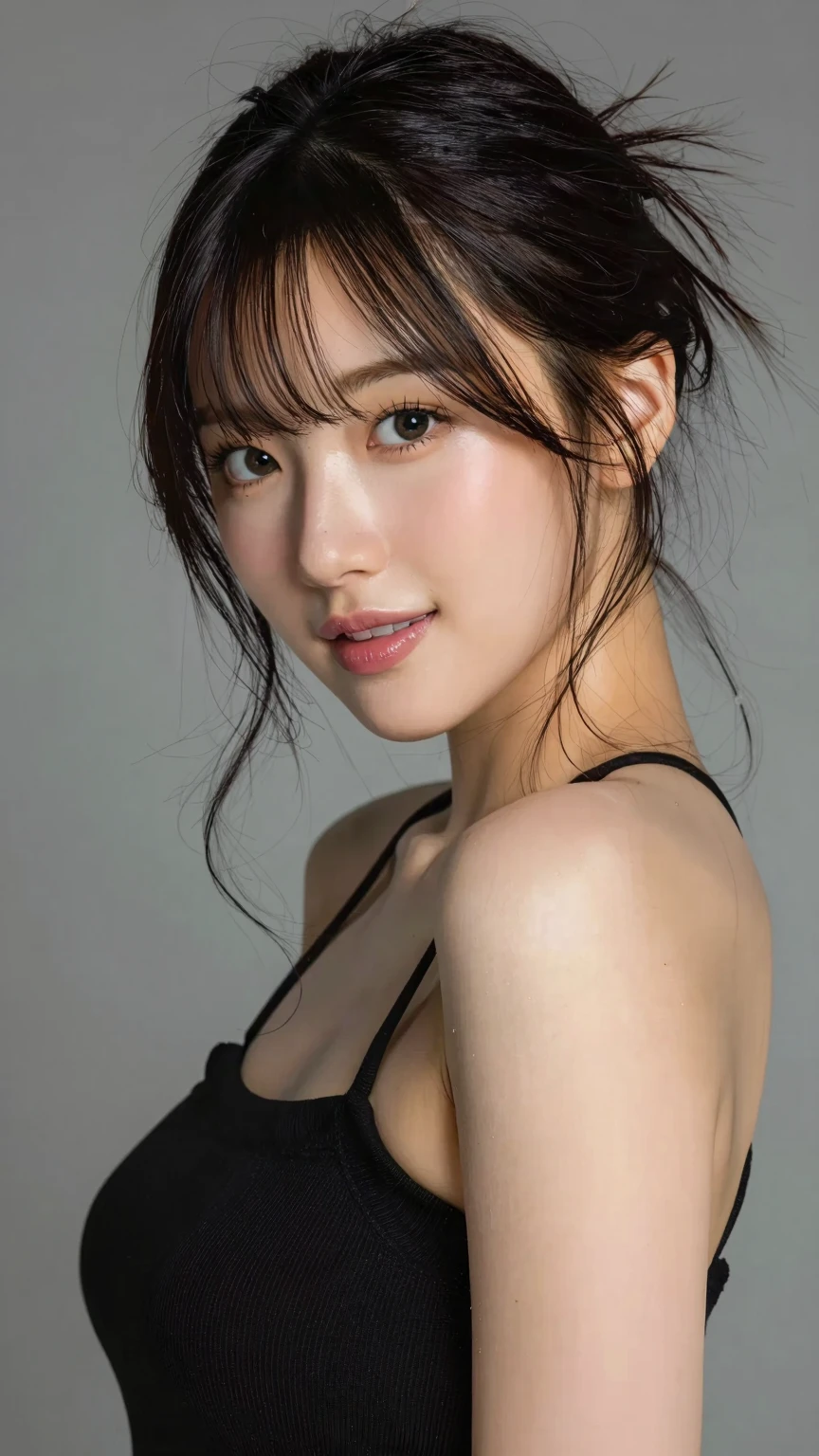 ((best quality)), ((masterpiece)), (detailed), perfect face, Beautiful 36 year old Japanese woman、Angry expression、Upper body image、4K、Ultra-Realistic、Create photo-quality images。