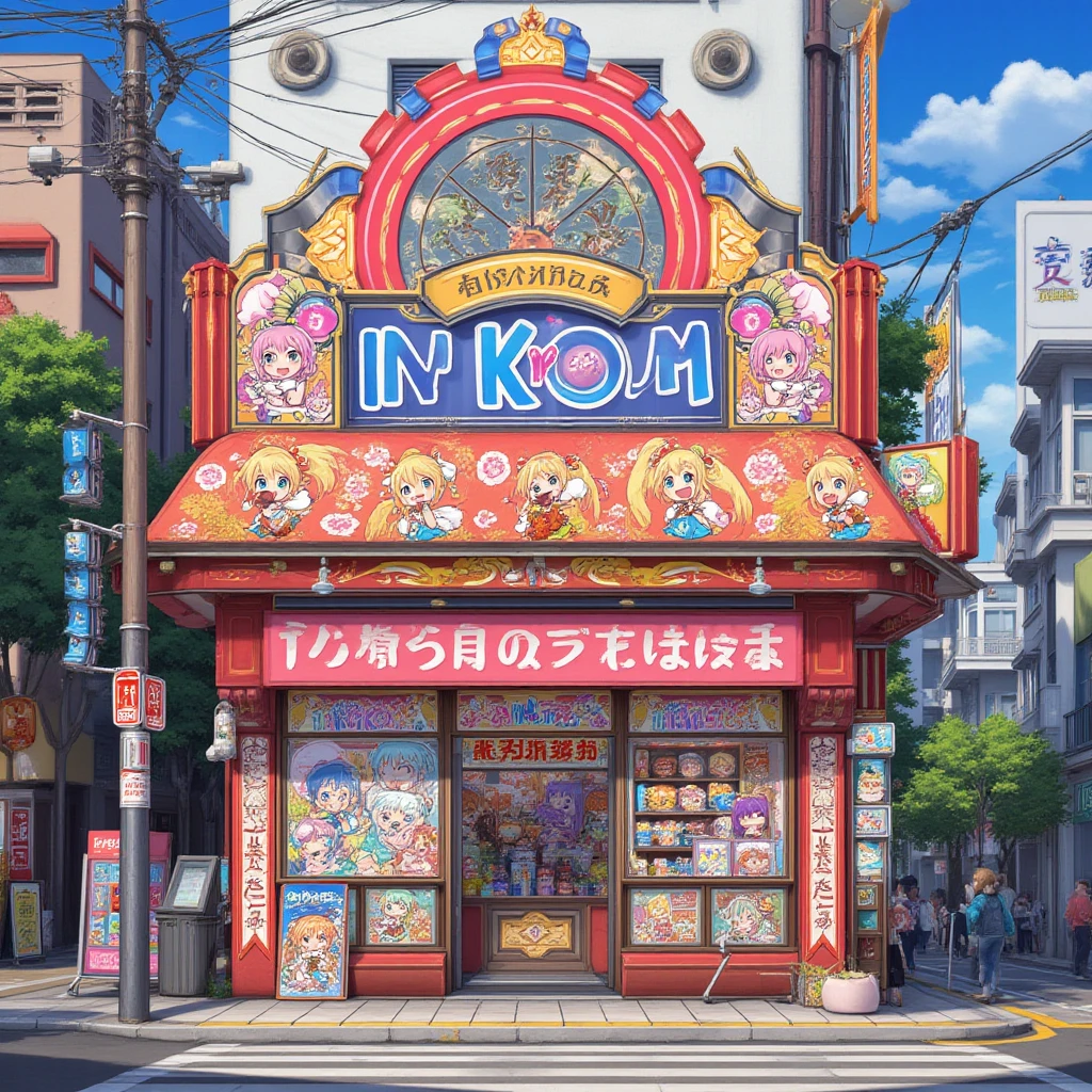 nejikawaraimu
pink hair, short twintails, hair bobbles, star hair ornament, asymmetrical bangs, short hair, pink-framed eyewear, purple eyes, , , , 1girl, large breasts, . empty eyes, crying 、whole body, amusement park、