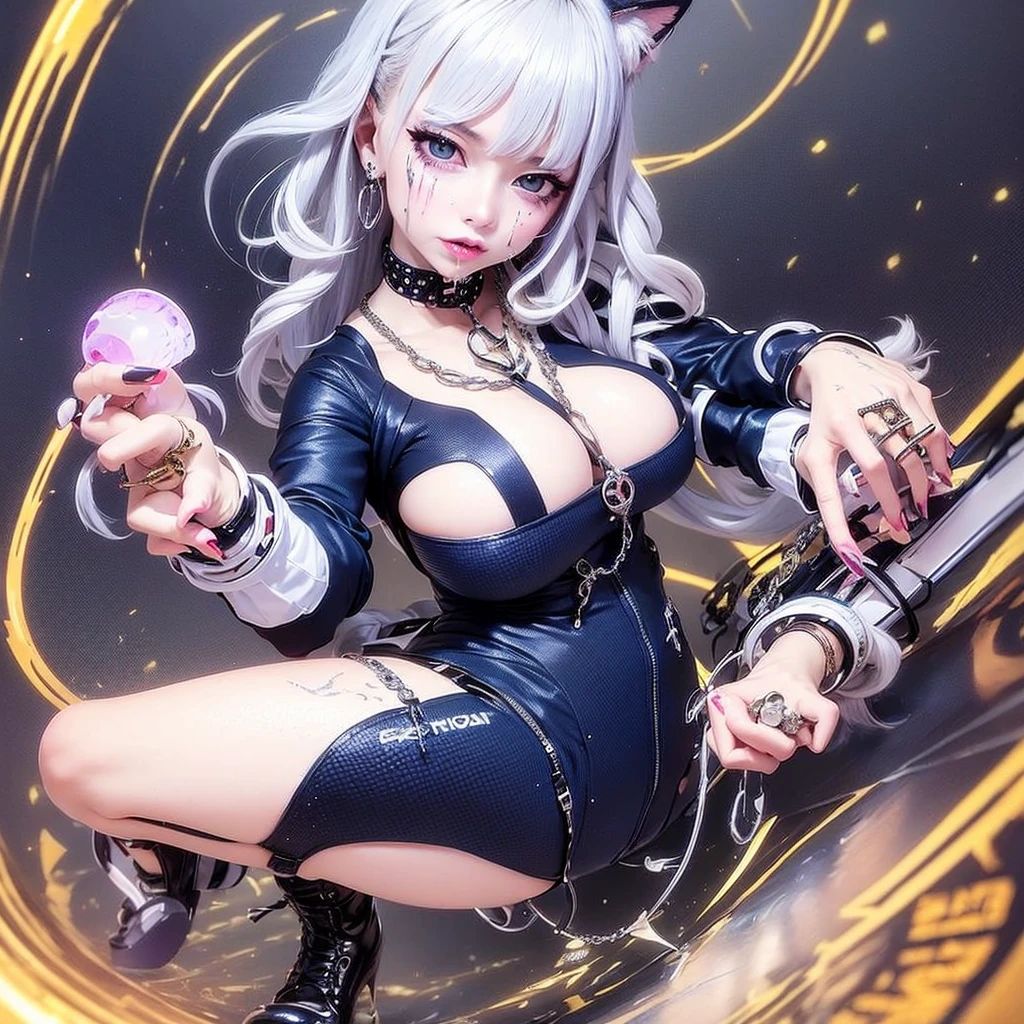 （（（left hand，Palm facing outward，correct fingeve fingers spread））），((masterpiece)),high resolution, ((Best quality at best))，masterpiece，quality，Best quality