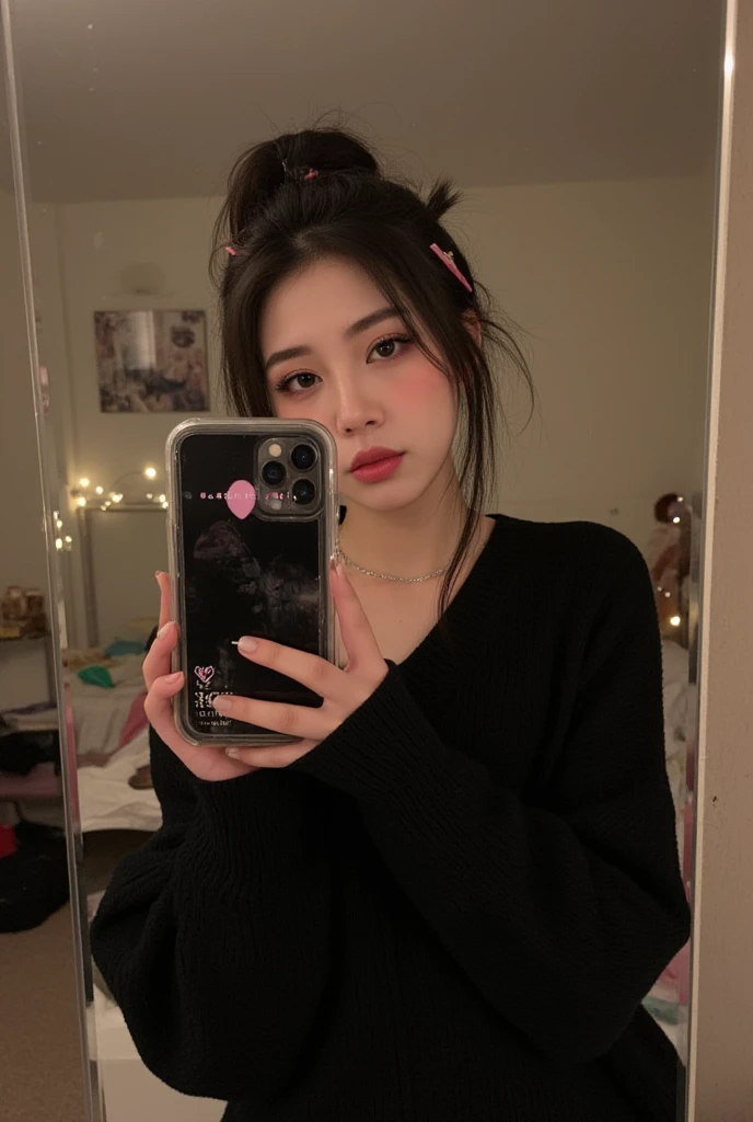 Cute blonde Japanese girl　