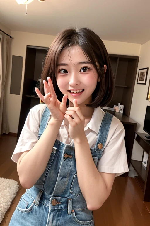 Highest quality、Japanese、Covered in 、、を咥える、、Thin pubic hair、Baby Face、Primary school students、Small breasts、smile