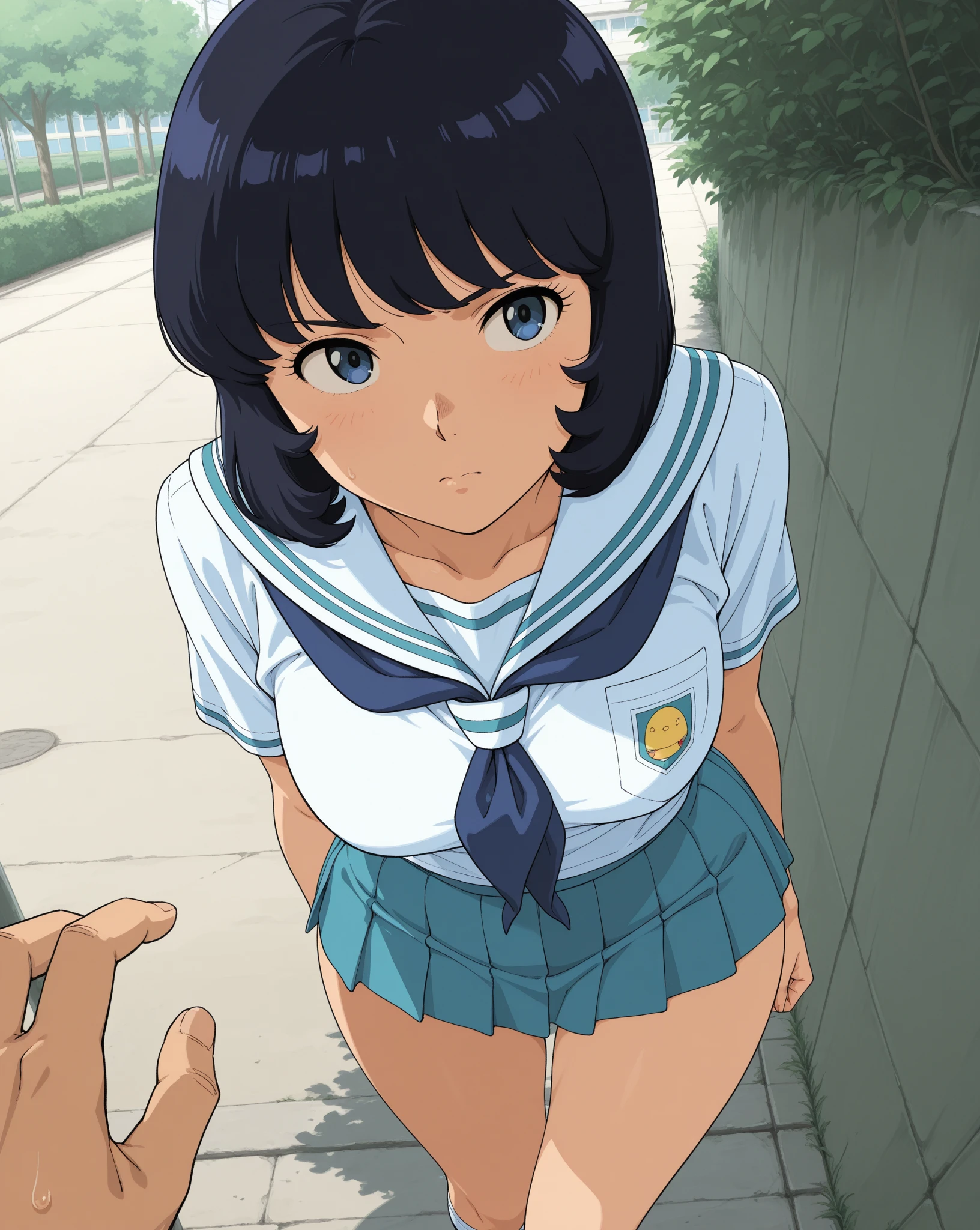 aiko,1girl,solo,chibi, masterpiece, expensive quality, very_expensive_solve, big_file size, full color,(completely :1.2),,niplles,( kid),room,shy,blush,