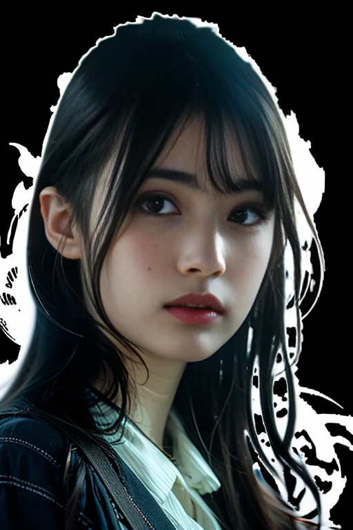 best quality, masterpiece, 1 girl, beautiful face with tiny lips, (photo photo:1.3), edge lighting, (high detail skin:1.2), 8k ultra hd, DSLR, high quality, high resolution, 72k, bokeh, ridiculous, best ratio four fingers and one thumb, (realistic:1.3), cute 1girl, wearing orange formal blazer, high breasts, short skirt,