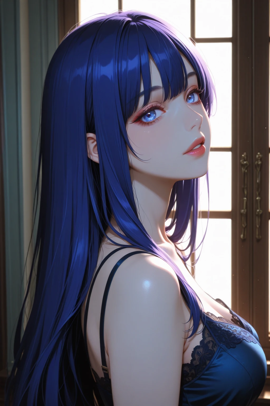 fair glowing skin, blue eyes, perfect contrast, balance light, perfect body, full length body, soft lips, highest quality, 8k, close up, ultra detailed image,