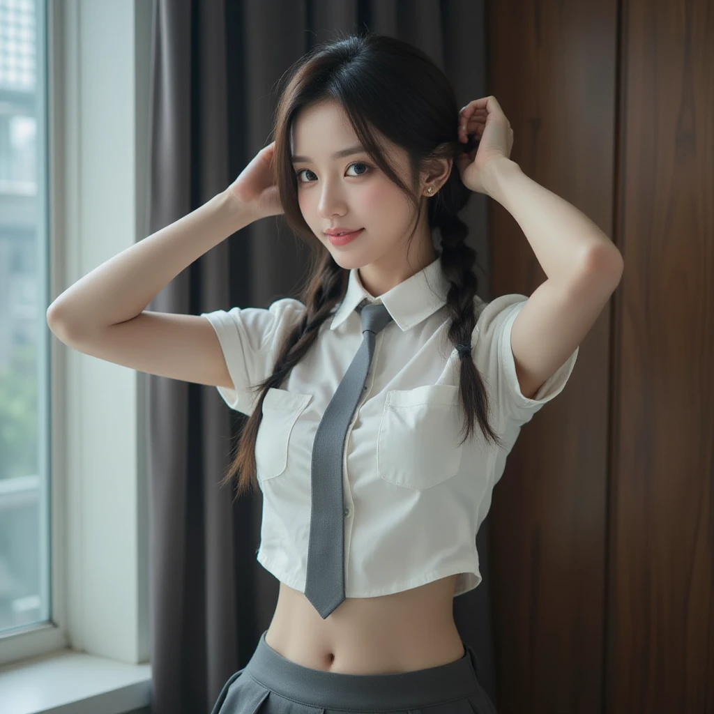 downblouse in classroom