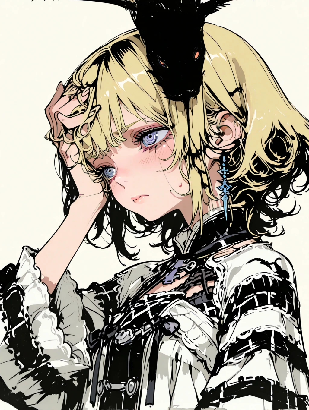 masterpiece, Highest quality, Illustration of the novel, High resolution,  , Sensual, Intimate, Emotional, Passionate, romantic, sweet, Adorable, Innocent, Pure, Charmな, Charmな, Charm, mysterious, Charmな, Charmな, Immersive, Charmな, dream-like, Surreal, Imaginative, Whimsical, Artistic, Avant-garde, timeless, elegant, Sophisticated, chic, Sophisticated, personality, original, Charmな,((Maid clothes:1.3)),(Cheetah Dress:1.3)、Female Band、live、((Upper Body:1.3))