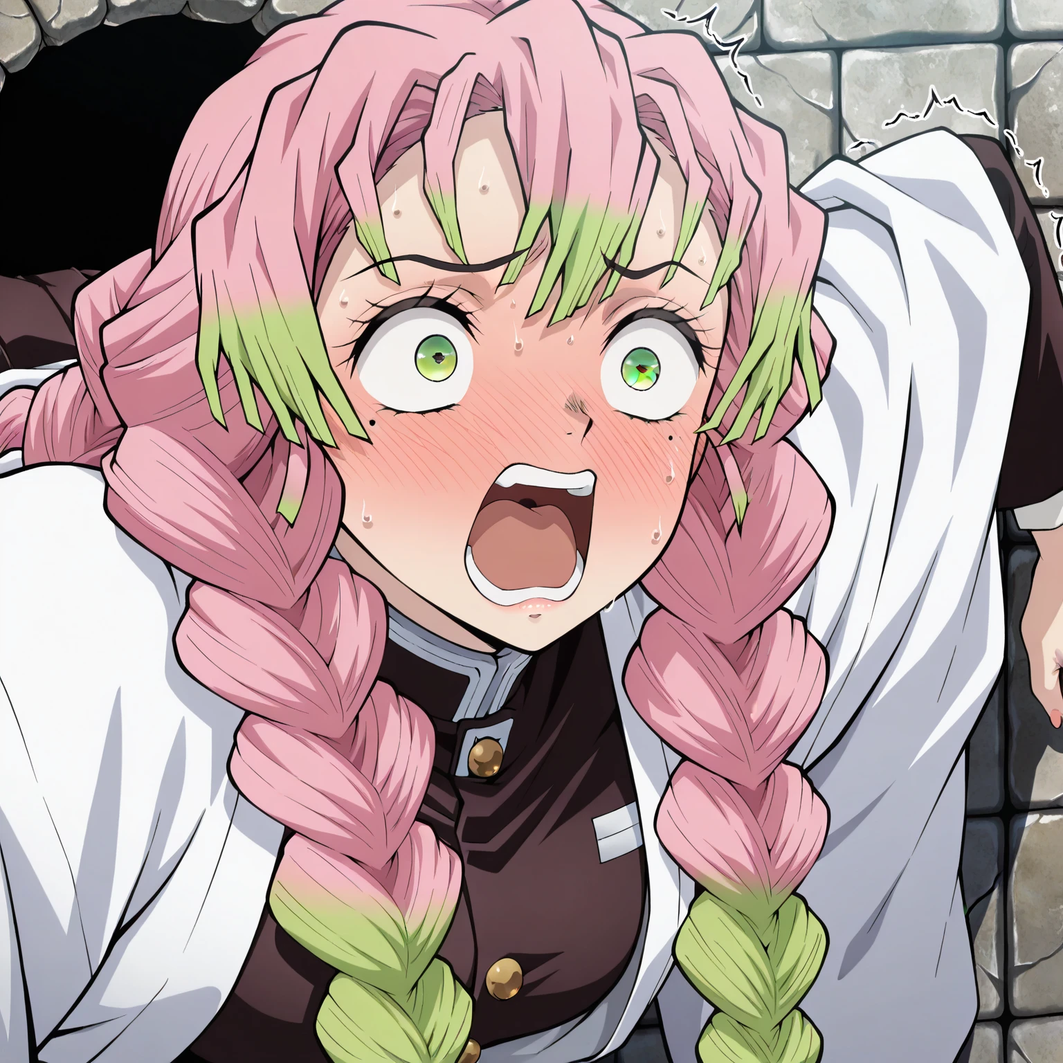 score_7_up, BREAK source_anime, KMitsuriV4XL, 1girl, solo, looking at viewer, indoors, , from bellow, room, , blush, open mouth, big mouth, ,  out, close up, saliva, uvula, uvula, room, mouth focus, excessive saliva, , looking down, ,
