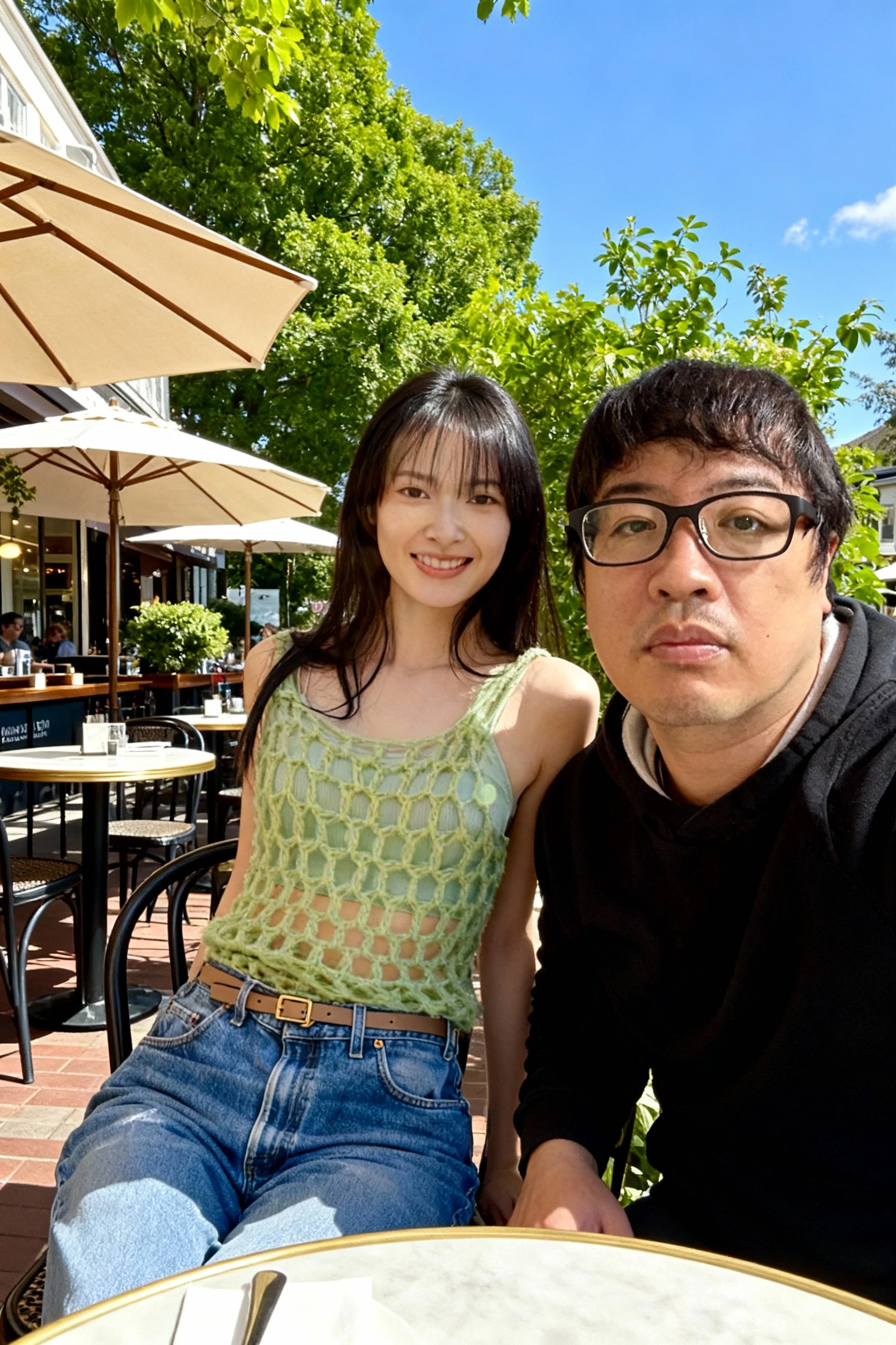 there are two people sitting on the ground with drinks and cell phones, very accurate photo, wining, photo taken in 2 0 2 0, having a great time, swimming in a pool of coffee, drinking coffee, celebration of coffee products, taken in 2 0 2 0, drinking a coffee, shot on nikon z9, having a good time, watermarked