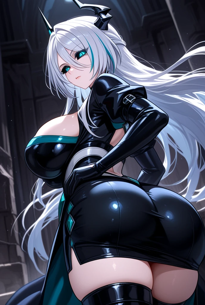 realistic photo of slaved (savage, tribal, jungle)_vampire with (white hair), ((fangs)), colorful extremely_detailed_(tribal, jungle)_tight_(lacy, leather, fur, silk, satin, latex)_(clothing, skirt), high collar, detailed face, detailed beautiful shiny red eyes, slit pupils, metallic reflections, ((tatooed, marked)_with_shining_runes)_fit_muscular_body, shiny skin, tropical city ruins fog, 1girl, natural ???????, medium length white hair, masterpiece, best quality, beautiful and aesthetic:1.2, fractal art:1.4, 1girl, skirt, ?????, absurdres, outdoors, ?????????, from below, best quality, curvy ???