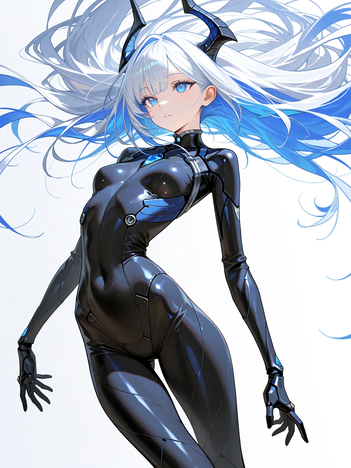 Nejirehadu, Nejire Wave, blue eyes, Black Hair, Long Hair,
壊す blue Bodysuits, Bodysuits, Drill Hair, gloves, green Bodysuits, multicolored Bodysuits, Colorful clothes, yellow gloves,
((壊す full body)),
Break the white background，From below破る，Looking down，Lower your gaze，
Breaking Dynamic Shots，Kung Fu Pose，highest quality, High resolution, unity 8k wallpaper, (shape:0.8), (Beautiful and fine grain:1.6), Highly detailed face, Perfect Sentence, Detailed CG, (Perfect hands, Perfect ),Thick thighs, Place one hand on hip，Squat，Spread your legs，Dynamic Angle, (,, Remember),Looking down，From below，Low - Angle，