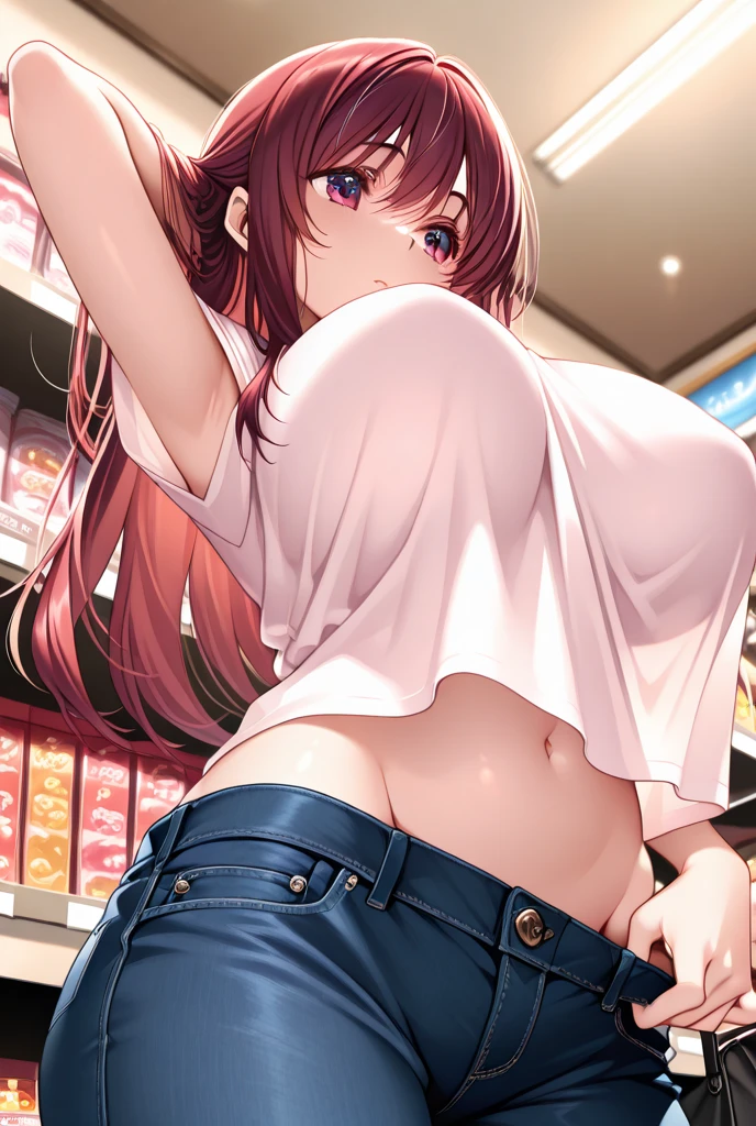 (masterpiece、Highest quality、High resolution、Ultra-high-definition CG、8k size wallpaper, super detailed skin, detailed, beautiful detailed eyes), BREAK, ass pov, sit astride, , focus , black hair, drop eyes, student, BREAK, :1.5, :1.5, ((smile)),  :1.9, baby face, BREAK, Shopping mall,  in small , erectile , Put your hands forward, peeing, , Round eyes、Terribly violent  acts、((Medium chest))、A large amount of bodily fluids splashing、BREAK、small , Live-action background、score_9, score_8_superior, score_7_superior, sauce_anime, evaluation_Safety, BREAK igarashi rika, One girl, Virtual YouTuber, Green Eyes, Striped Hair, Brown Hair, Single hair bun, One-sided bun, Long Hair, hair ornaments, Hair Clip, Earrings, Black Choker, , Orange jacket, puffy long sleeでes, Blue clothes, sleeでeless  the shoulder, Frill dress, Black Dress, Cross Strap, Yellow Belt, Asymmetrical legwear, Black knee socks, Orange socks, Checkered socks, boots、Karaoke Room、