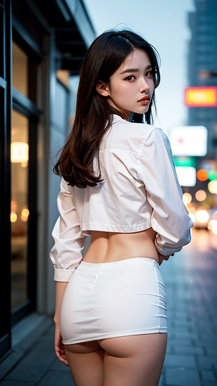 Tabletop、1 girl、supreme beauty、masterpiece, (Stock Highlight 1.3)、 (Black blouse 1.3)、(???? panties 1.3),Slender,Japanese,line up,Dynamic Angle、 Attention to detail, Depth of written boundary, 135mm, Textured skin, Super detailed, high quality, Awards, 最high quality, High resolution, 8K, White skin,Natural light,stylish,Perfect composition、最high quality、Very detailed、masterpiece、Slender body,Beauty、Age 25、On the street、(Random hairstyle)、Big ???、Side Shot