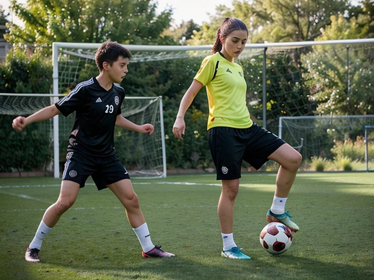 soccer, sports injury, theatralic  action, intense  scene,  pose, a love scene, interracial loving action, , an injured soccer-boy in matte cotton sportswear is rearing up in pain on a stretcher, an injured soccer-boy in matte cotton sportswear is rearing up in pain on a stretcher that is carried by his african girlfriend, there is an attractive african girl in a deep black high-shine biker-jacket, a terrified but attractive african girl is evacuating her injured soccer-boyfriend from a soccer field, an injured soccer-boy in matte cotton sportswear is rearing up in pain on a stretcher while he is evacuated from the field of play by his very attractive african girlfriend, an injured soccer-boy is crying in pain, an attractive african girl in a wet deep black shiny plastic-jacket is giving first aid, dramatic action scene, first aid, injury, pain, agony, helping woman, woman carrying a man