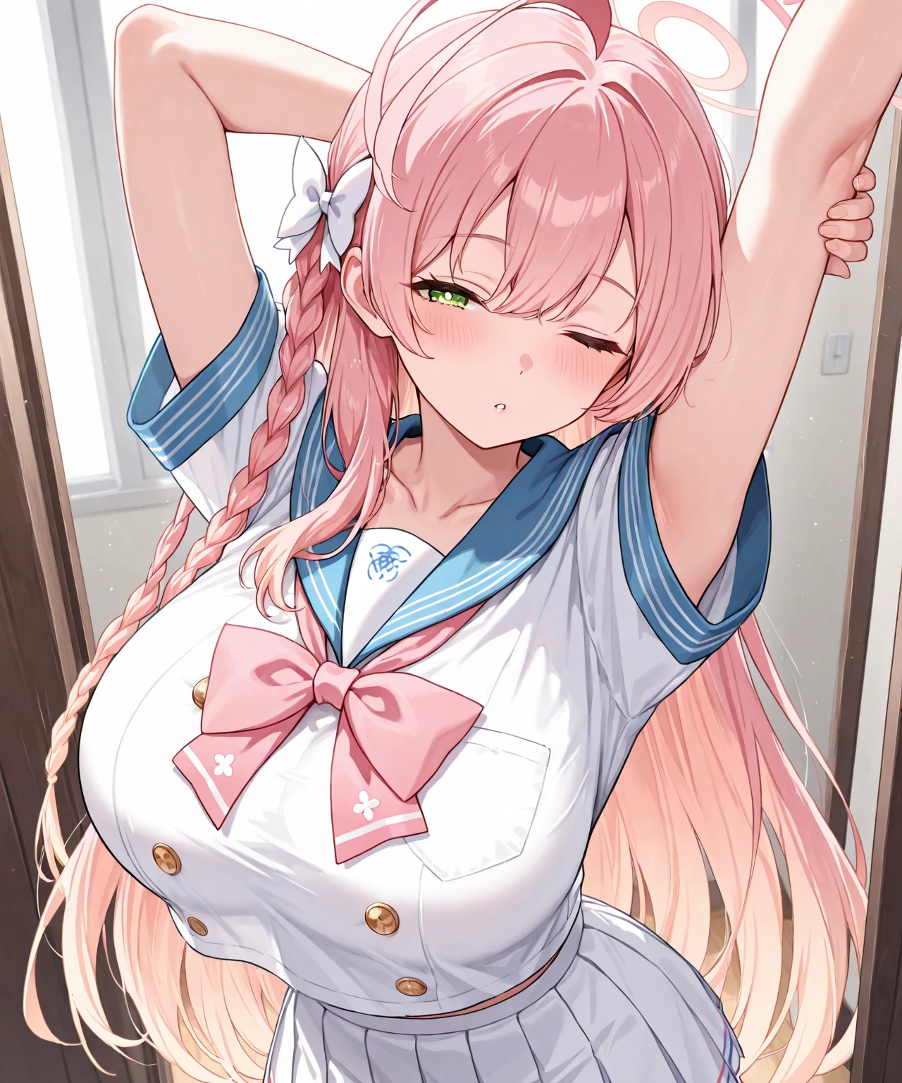 Best image quality、High resolution、masterpiece、super high quality、Spread your 、Black embroidered 、Black embroidered 、Close your eyes and scream、Sweaty、Showing 、In 、Cowboy Shot、Heavy breathing、Blushing、4K quality、Spread your legs、Spread your legs、Black knee socks dig into the thighy  are wet with 、Sexy face、focus on 、Shooting from below the crotch、、Voluptuous thighs、Whipped ass、heart、shaking his hips up and down violently、 staggered and inserted