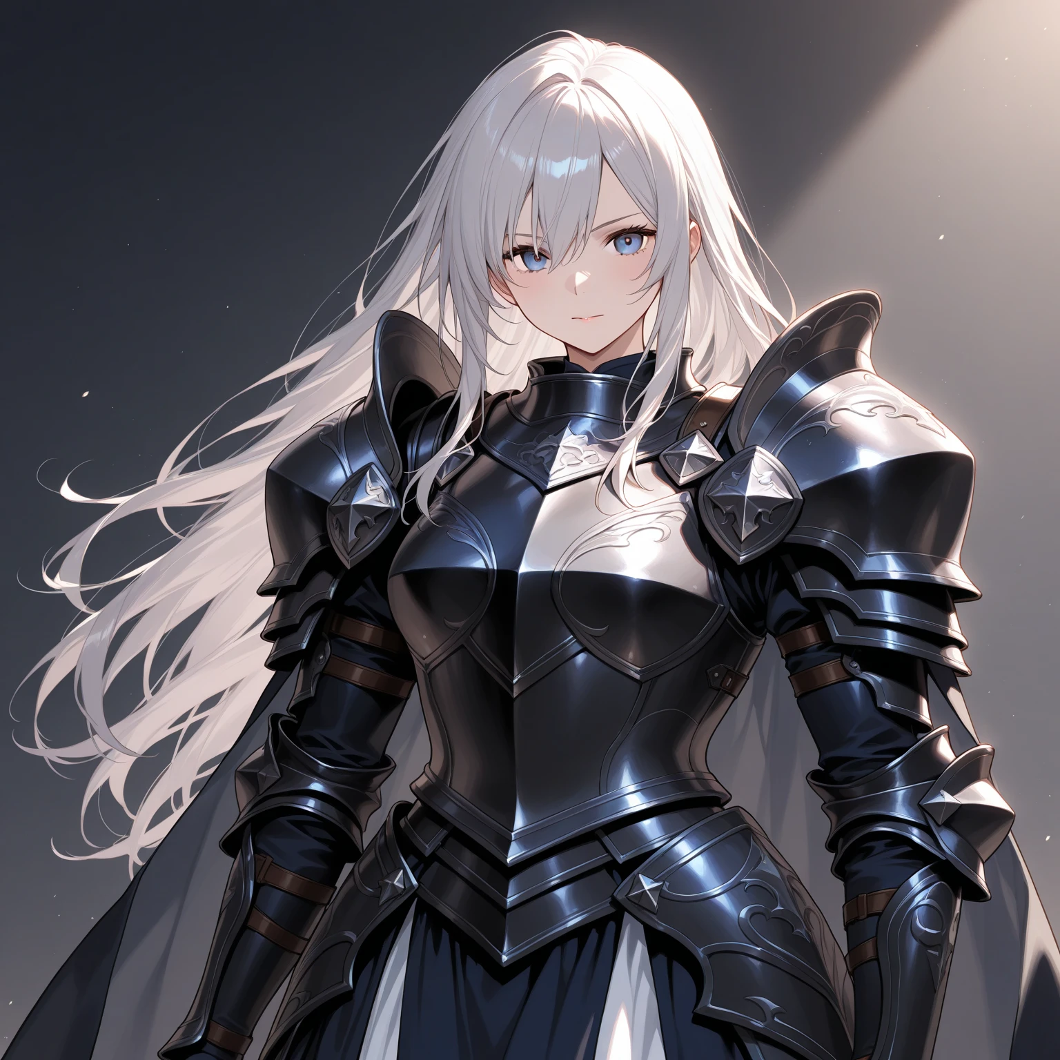 Armored Gothic Lolita Dress Armor、　Silver Armor