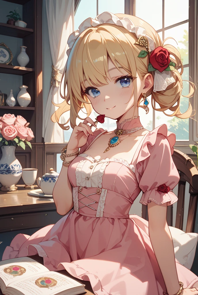 masterpiece, Highest quality, Illustration of the novel, High resolution, , Sensual, Intimate, Emotional, Passionate, romantic, sweet, Adorable, Innocent, Pure, Charmな, Charmな, Charm, mysterious, Charmな, Charmな, Immersive, Charmな, dream-like, Surreal, Imaginative, Whimsical, Artistic, Avant-garde, timeless, elegant, Sophisticated, chic, Sophisticated, personality, original, ((Cute little girl's mimic :1.3))、smile