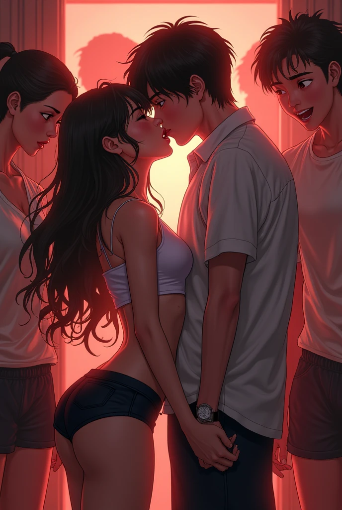 Cartoon, Casal, , Busty,   