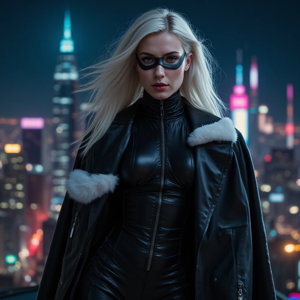 (masterpiece:1.0), (best_quality:1.2), (dark shot:1.3), Classic Rogue, 1991 Rogue X-Men, 1 girl, Only 1, head to toe view, standing on a street corner, elegant pose, (clothing: brown winter coat with a hood, down lining, white scarf, green sweater, gloves, jeans) medium length hair, brown hair, wavy hair, one lock of white hair, green eyes, mischievous look, smirk, parted lips, fit figure, medium breasts, red lipstick, heavy makeup, confident look, backlit, (realism: 1.5), (Realistic: 1.4), (Absurdity:1.4), 8k, ultra-detailed, Detailed Beautiful Woman, very physically fit girl, (background: midnight, snowing, on the streets of New York, snowy night), official art, extremely detailed CG unity 8k wallpaper, perfect lighting, Colorful, ultra high res, photography, 8K, HDR, Kodak portra 400, film grain, blurry background, (bokeh:1.2), (vibrant_color:1.2), film grain:1.2, (warm hue, warm tone:1.2), (color photo), professional photograph