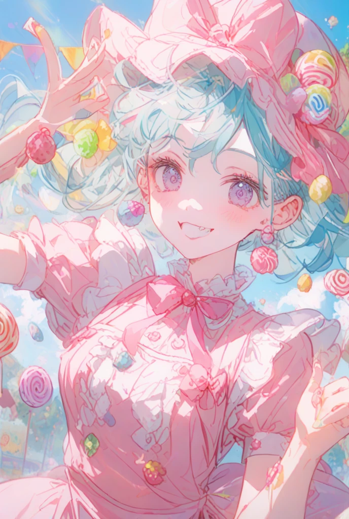 masterpiece, Highest quality, Illustration of the novel, High resolution, , Sensual, Intimate, Emotional, Passionate, romantic, sweet, Adorable, Innocent, Pure, charmな, charmな, charm, mysterious, charmな, charmな, Immersive, charmな, dream-like, Surreal, Imaginative, Whimsical, Artistic, Avant-garde, timeless, elegant, Sophisticated, chic, Sophisticated, Personality, original, ((pretty girl'sMimic :1.3))、smile