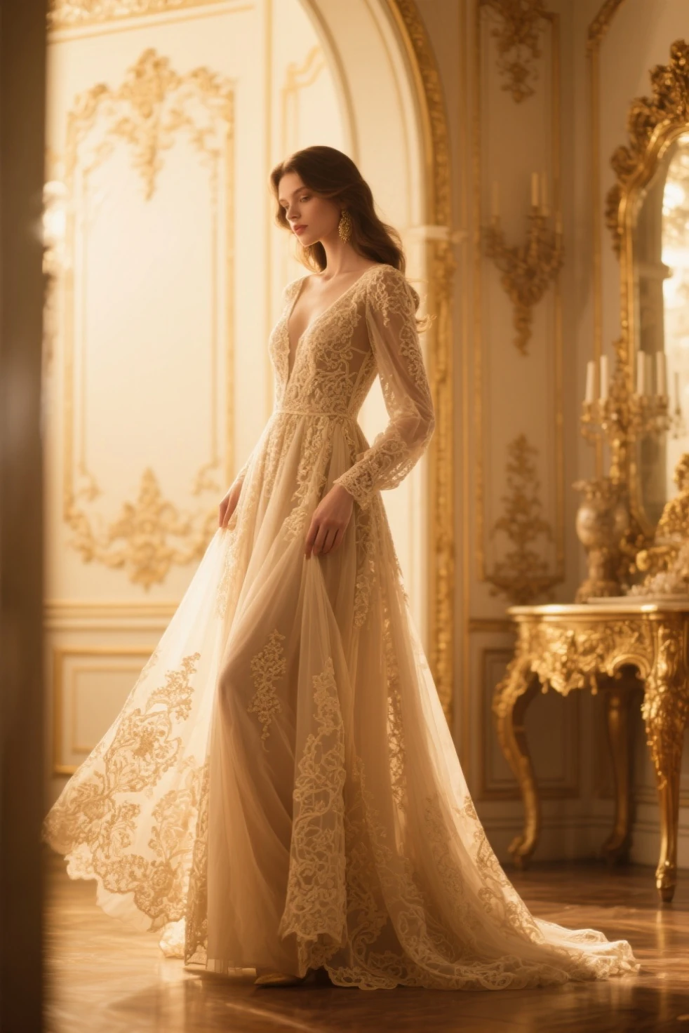 spectacular hand embroidered wedding dress, intricate detailing, delicate lace, shimmering beads and sequins, exquisite craftsmanship, long flowing train, glamorous silhouette, ethereal beauty, luxurious fabric, fine threadwork, intricate floral patterns, elegant neckline, intricate motifs, breathtaking design, regal princess-like aura, couture masterpiece, timeless elegance, opulent and extravagant, show-stopping gown, exquisite handiwork, captivating embroidery, royal allure, stunning craftsmanship, meticulous attention to detail, radiant and glamorous, flawless and regal, breathtaking and enchanting, artistry and elegance, magnificent and graceful, impeccable and refined, extraordinary and enchanting.