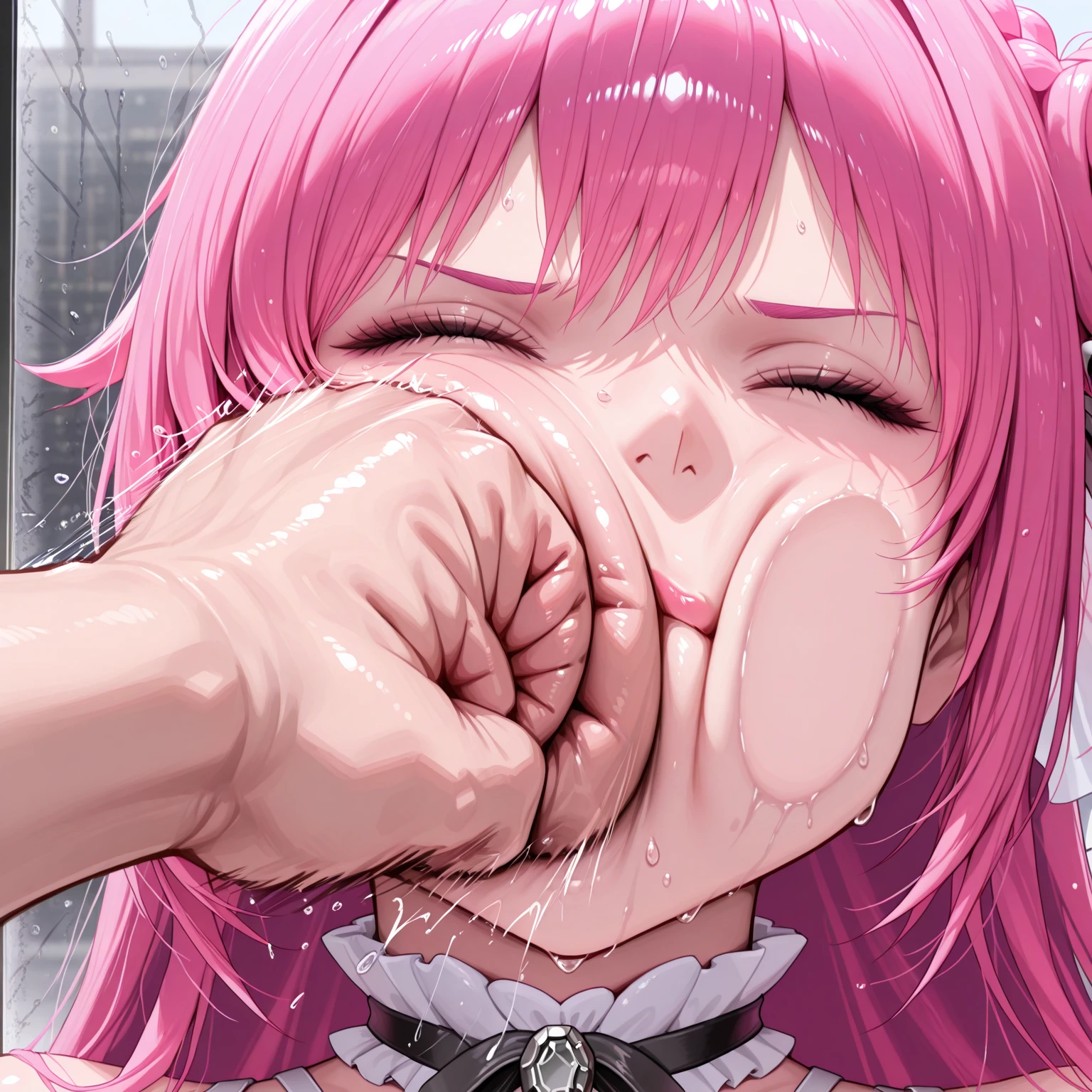 ,(super fine illustration,8K CG wallpaper,best quality,extremely detailed,ultra high res,best aesthetic),(cowboy shot,from front),ra high res), (8k:1.3),anime colored,perfect hands, perfect fingers, perfect legs,(cowboy shot,from front),(forehead:1.2),1woman,solo,idolmaster,(((arisu tachibana))) ,(12years old, beautiful girl), (beautiful brown eyes),(((beautiful black hair))), (((midium long straight hair))), (wet hair), (wet skin), ((Sweat)), ((vapor)), ((small height)),((petite)), ((flat chest,very small breast)),(many sweat:1.5),(pubic black hair:1.3),(from below), ( focus), ((spread leg)),(straddling),(spread  1.5),(:1.2),(many sweat:1.5),(pubic orange hair:1.4),(:1.5),(elementary school uniform:1.5),(((clothes lift))),(wet clothes),(,),(glasses),(open your mouth), ((a big smile)), ((out tongue)),(Nice touch), (one eye closed),((feel good)), ((happy)),(saliva),(sitting), (class room), on body:1.9),( on face:1.3),(( in hair:1.3),( on mouths:1.2), (((multiple boys, peeing on a girl, multiple , ))),(( torogao:1.5)), saliva trail, nose blush,pleasure  ),BREAK,(1boy, hetero:1.3), ((,cowgirl,pov)),(:1.3),(((:1.9))),(look at viewer),(peace sign:1.5)