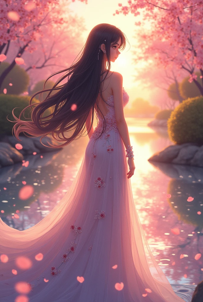 32k, Masterpiece, Highest quality, One girl, Detailed eyes, flower,Alstroemeria, Pink and light blue style,A dreamy, romantic piece,Pale yellow, Mysterious Leaves,A playful arrangement,Fantasy,High Contrast,Ink strokes,explosion,Exposure, Impression of pink and light blue tones,Abstract,((Watercolours by John Berkey and Jeremy Mann )) Brush strokes,Negative Space, Tyndall effect,