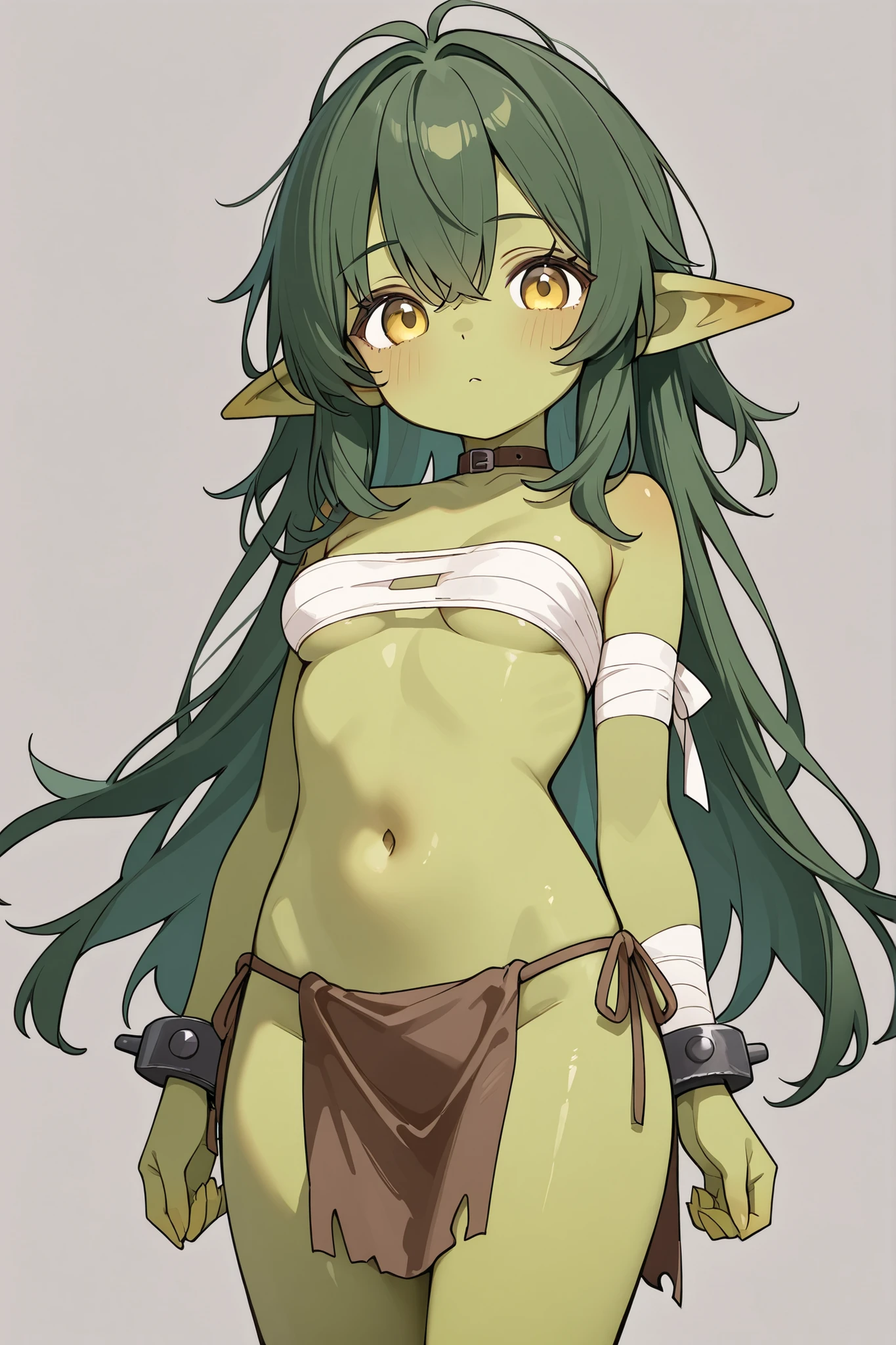 ????? beautiful girl, with perky ????,?????, Perfect body, perfect quality, professional lighting, dark green long hair, Ears like an elf 