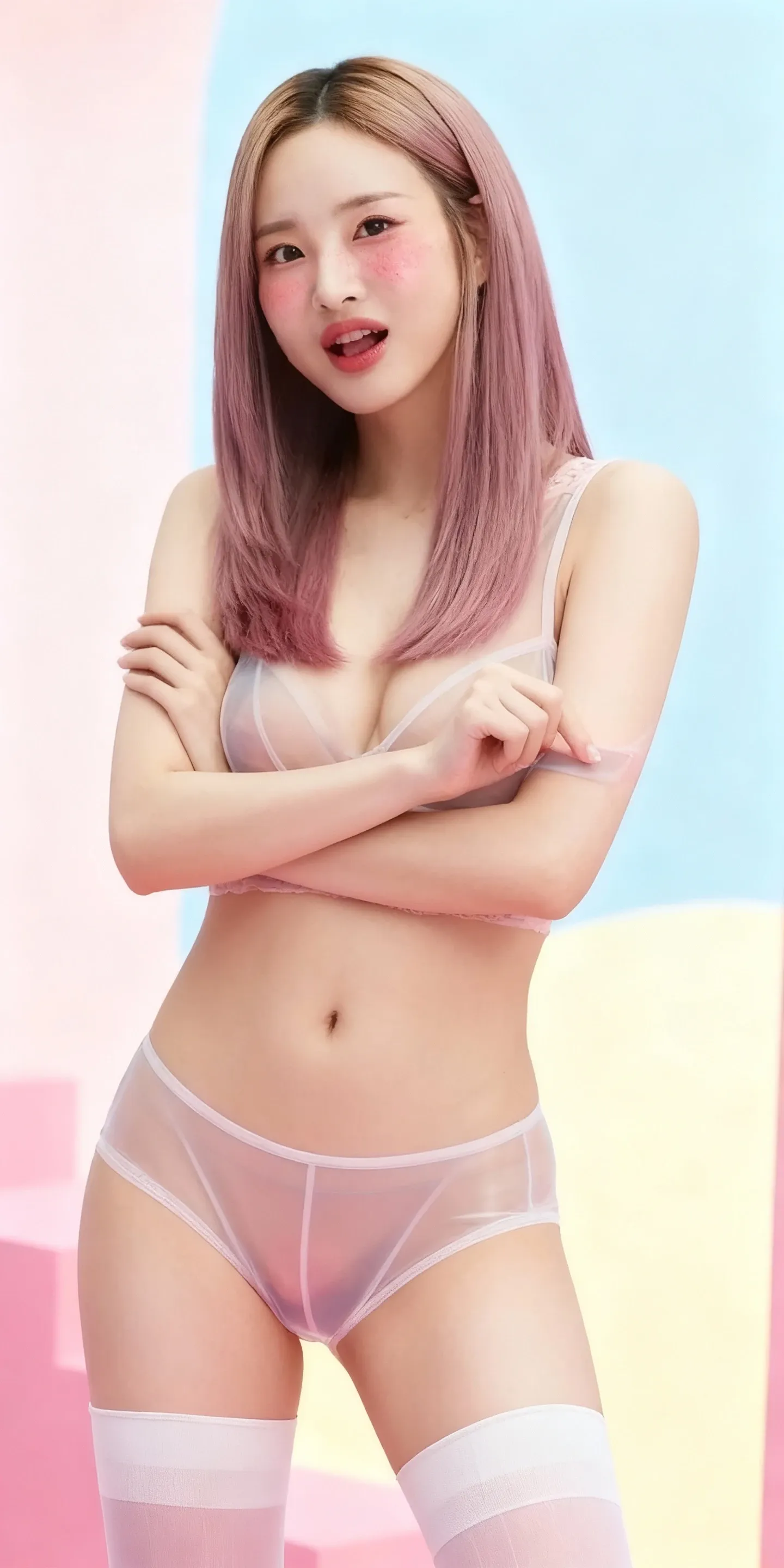 Official Art, Masterpiece, Sharp Focus, (Beautiful Gorgeous Cute Chinese Woman:1.3), (Beautiful and Lovely Chinese Woman:1.3), Chinese Beauty, Delicate Beautiful Hair and Eyes and Face, Realistic, Super Detailed, Beauty, Bed, Glow White Particles, (Side Light: 1.2), ( Beautiful ??????? and Big ????????: 1.7), Smile with Teeth, ((Laugh with Eyes, Open Eyes)), Long Straight Hair, ???? Styling, (Lying on Your Back with Legs Spread: 1.3), (???? Asto: 1.7) , Dynamic hair, Long straight hair, detailed platinum pink hair, Sparkling blue eyes, (Super fine pink cutout transparent bra + HD shooting super fine pink cutout transparent panties: 1.7) , Hair accessories, Luxurious room, (Super fine pink cutout transparent bra + HD shooting super fine pink cutout transparent panties: 1.7) (Super fine pink cutout transparent bra + HD shooting super fine pink cutout transparent panties: 1.7) (Super fine pink cutout transparent bra + HD shooting super fine pink cutout transparent panties: 1.7) (Lying on your back with your legs spread out: 1.3) (lying on your back with your legs spread out: 1.3) (lying on your back with your legs spread out: 1.3) (lying on your back with your legs spread: 1.3)