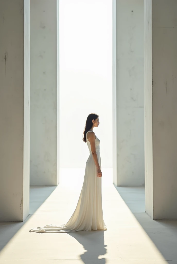 highest quality、4K、Perfect Face、Perfect Style、perfect body、Sunburn、There is a beautiful lady、mature、long curly layer brown hair、Swept-back hair、full body, 、charming、healthy、of the highest quality、8K、
Futuristic architecture design,smooth white ribbed structure creating curves,design suggesting flexibility,monochromatic color scheme emitting serenity,surface softly reflecting light,delicate gradation,stillness akin to being enveloped in morning mist,minimalism,simple yet impactful sculptural beauty,spirit of modernism architecture,shadow play through light manipulation,harmony between structure and space,sculptural elements as visual art,
