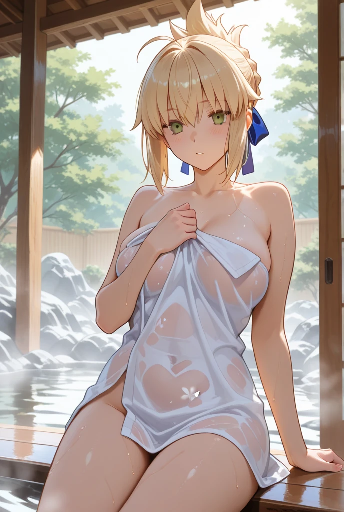 (​masterpiece:2.0), (top-quality:2.0), (leaning forward ????? in the hot spring:1.???????tremely short white Tube top towel:1.5), (Super ???? Pose:1.5), (from below looking up:1.5), (Perfect exposed shoulders:1.5), (Perfect exposed nape:1.5), (blushed face:1.5), (hide ?????? with hands:1.5), (hiding ????? with hands:1.5), (spilling ?????:1.5), (Realistic:1.5), 1 very cute girl, Precise little hands, Embarrassed look to see me, light smile, Innocent face, Young Face, Clear eyes, Shining eyes, very tiny ?????, side boob is visible, shoulder is visible, cleavage of the ?????? is visible, No pubic hair, Dynamic Posing, Beautiful skins, ultra-definition, Top resolution, Japan High School Student, Golden hair