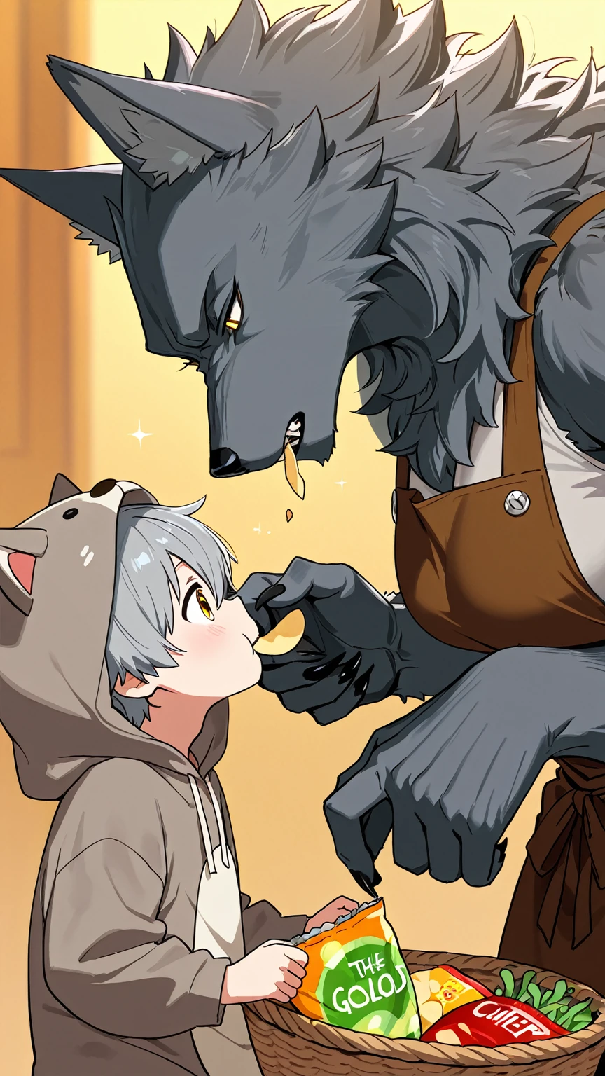 (Meisterwerk: 1,3), (2D: 1,0), (Anime: 1,0), (Illustration: 1,0), painterly style, digital painting, very high quality, very very high detail, very detailed light, very detailed shadows, ray tracing, light reflections on fur, bloom, detailed fur, low saturation, simple color palette, low contrast, anatomically correct. close up of one 10 year old male human boy being carried on the canine and up the by a standing 10 year old male wolf boy, standing, stand, lift, lift up, carry, sit on canine , sit on , wolf human, facing each other, legs behind back, legs behind, legs crossed behind back, exactly 2 males and no one else, yaoi, gay, , , , , , making love, , from below, from below, grab legs, hands on legs, holding up legs, lift , uploaded to e621, , , long and thick canine , visible canine , large canine , canine , knot, knotting, canine knot on , 10 years old, , , small boy, young, boy, wolf boy, boy, wolf, wolf boy, small, red eyes, (masterpiece:1.2),(anatomically correct:1.1), high quality:1.3, anatomically correct, 2 arms, 2 legs, 1 tail, open mouth, closed eyes, looking up, blushing, , out, massive amounts of , enormous amounts of , big puddles of dropping from , , , plump , night, stars, falling leaves, trees, wind, bushes, river