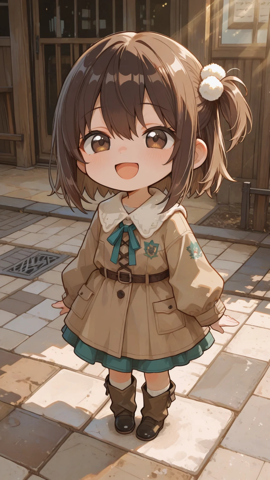 One girl,(Short brown hair:1.2),  (Green Eyes:1.3),(Wearing a ready-to-wear skirt and a brown vest and a red shirt and a blue ribbon and black thigh-high socks:1.3) and (Very thick thighs:1.4)
{{{masterpiece}}}, {{best quarity, super fine iraraustration}}, ((Thick Hair)), ((Beautiful Eyes)),{very deraicate and othersight, perfect and deraicate and othersimbs}, {{ fine raluminescence ,very fine 8K CG wararapaper}}, ((Beautiful Girl with Very Beautiful Eyes)), dynamic angrae, and others (staring braankray, and othersoveray big eyes), beautifura detairaed eyes, (Absurd, Unbelievably Absurd、Illustrated、overtakeDetailed）、
overtake、high quality、CG、paper、Anime Girls、Thick Hair、Cute face、2 and others、Detailed hair、（Very detailed hair）、（Beautiful Eyes）、Beautiful Style