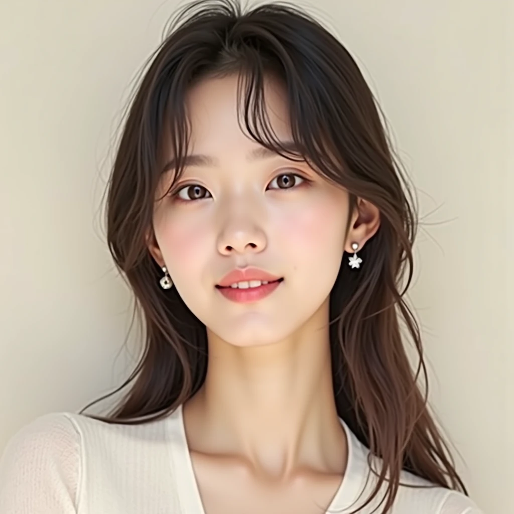 (masterpiece:1.3), high resolution, ultra detailed, extremely detailed CG unity 8k wallpaper, realistic, photo-realistic, RAW photo, beautiful detailed face, pale skin, realistic glistening skin, detailed cloth texture, detailed hair texture, Perfect body, Beautiful Face, accurate, Anatomically correct, Highly detailed face and skin texture, natural neck length, (beautiful hands), (fair skin:1.1), (well-aligned teeth:1.1), (Sweaty skin:1.2), 
BREAK, 
Detailed eyes, symmetric eyes, Light Brown eyes, Double eyelids, Thin eyebrows, (Glossy lips:1.4), ((A face with waiting for a kiss:1.2)), (blush:1.1), (A sparkling small hair accessory:1.1), baby face,
BREAK, 
(A classy and Cute woman1.3), (, , :1.4), 
BREAK, 
medium large breasts, slender figure, firm abs, 
((random hairstyle, Dark blonde hair, wavy hair, long hair, asymmetric bangs:1.2)),  (Close up shot:1.2), (looking at viewer), (beautiful smile:1.1),  From above, 
BREAK, 
((Sitting side by side on the bed of hotel)), 
