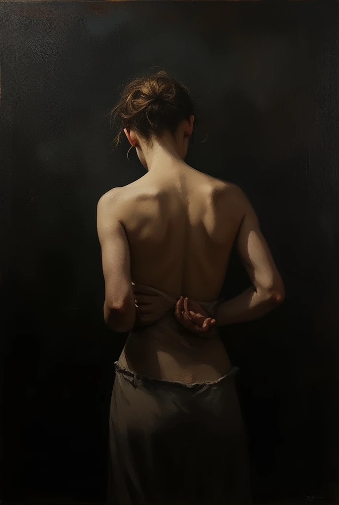 Complete body visible. Anatomically correct body. Masterpiece painting. Visible impasto oil colors brushwork. Sensual superb solo young slim 1girl ???? sunbathing ????? Seen from lateral. Beautiful face. Looking at viewer. Anatomically correct drawn: face, pointy ?????? în shape of pear, arms, legs, trunk, neck, pelvis, cheeky ???, ????? ????. Entire character visible. Uncluttered background 