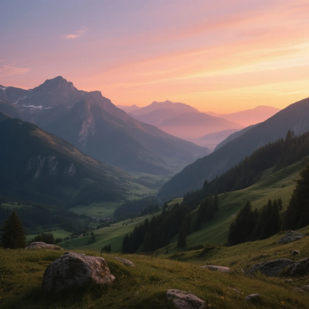 AI生成的美丽风景
