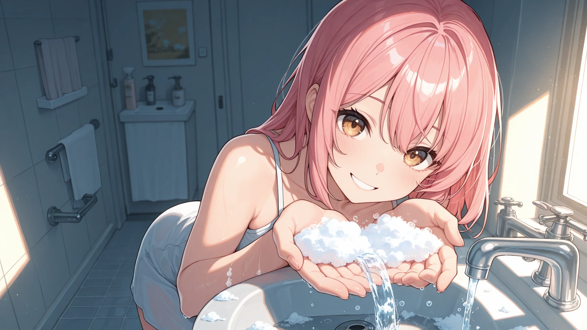 ,(super fine illustration,8k cg wallpaper,highest quality,very detailed,ultra high resolution,best aesthetics,anime colored),(cowboy shot,From front),IdolMaster,((yuuki otokura)), (15yo, beautiful girl), (beautiful gray eyes),((((beautiful gray hair)))) ((short bob hair)),(wet hair), (shiny hair), (beautiful pale orange skin),(shiny skin),(wet skin),(()),(slender),(very small breasts), ((pubic gray hair:1.3)),(bsp,  dripping,,  slip,no makeup, sweaty body),(),(), (()),(((spread :1.3))),((steam)),(scatter sweat),(one eye closed), (out tongue),(open mouths),(evil smile),(Nice touch),((turn your arms behind your back)),(,  on body:1.7),(,  on face:1.3),((,  in hair:1.3)((bathing)),((reclinin)}, (((unit bath is filled with sludgy  and ,  bath, the bathtub is filled with ))), (((multiple boys, peeing on a girl, ,  on mouth,  on body, multiple , holding ,))), torogao, saliva trail, nose blush,pleasure  ,cleavage of the breast,impatience,(looking at viewer)),(love),(happy smile:1.9),