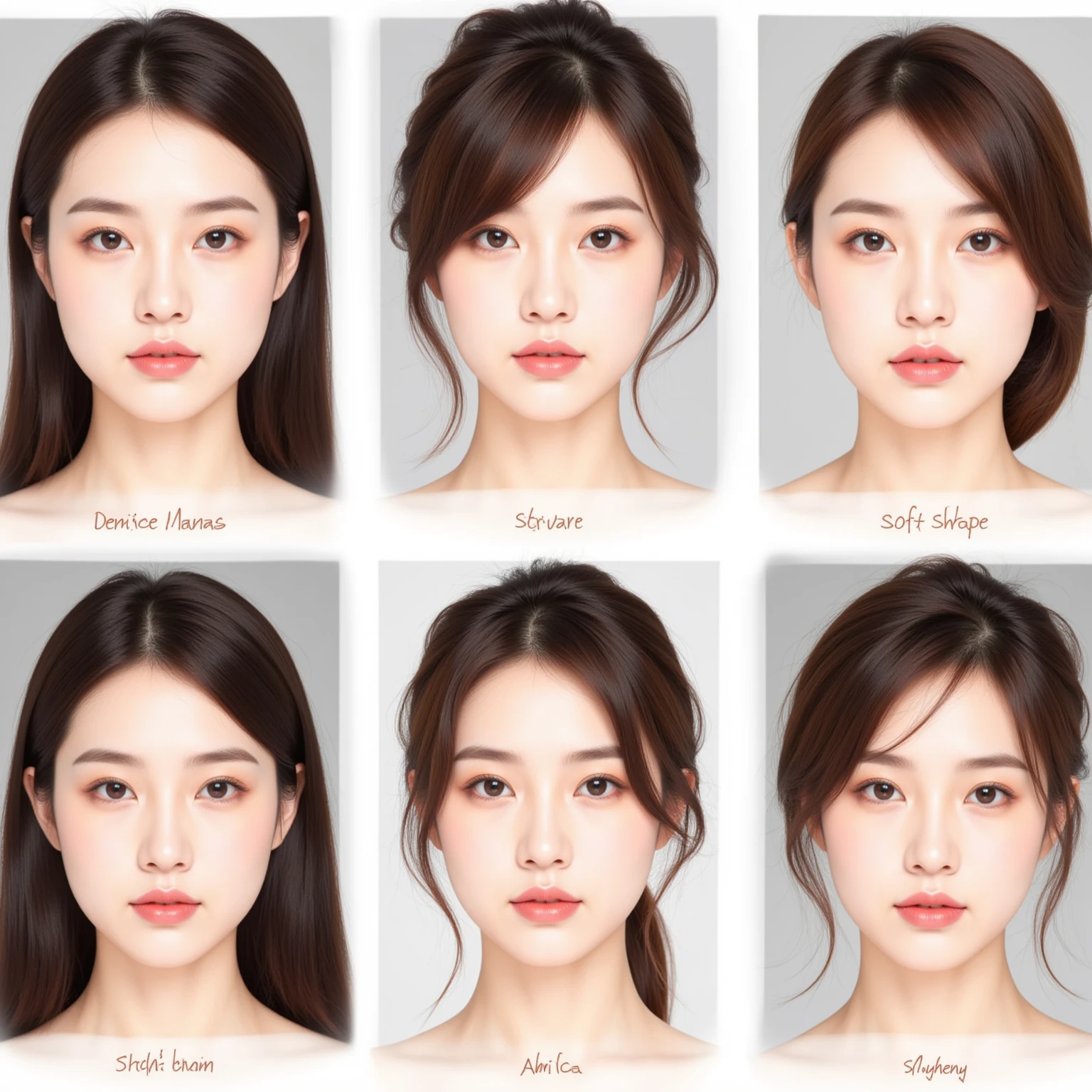 Hair care themed emojis 