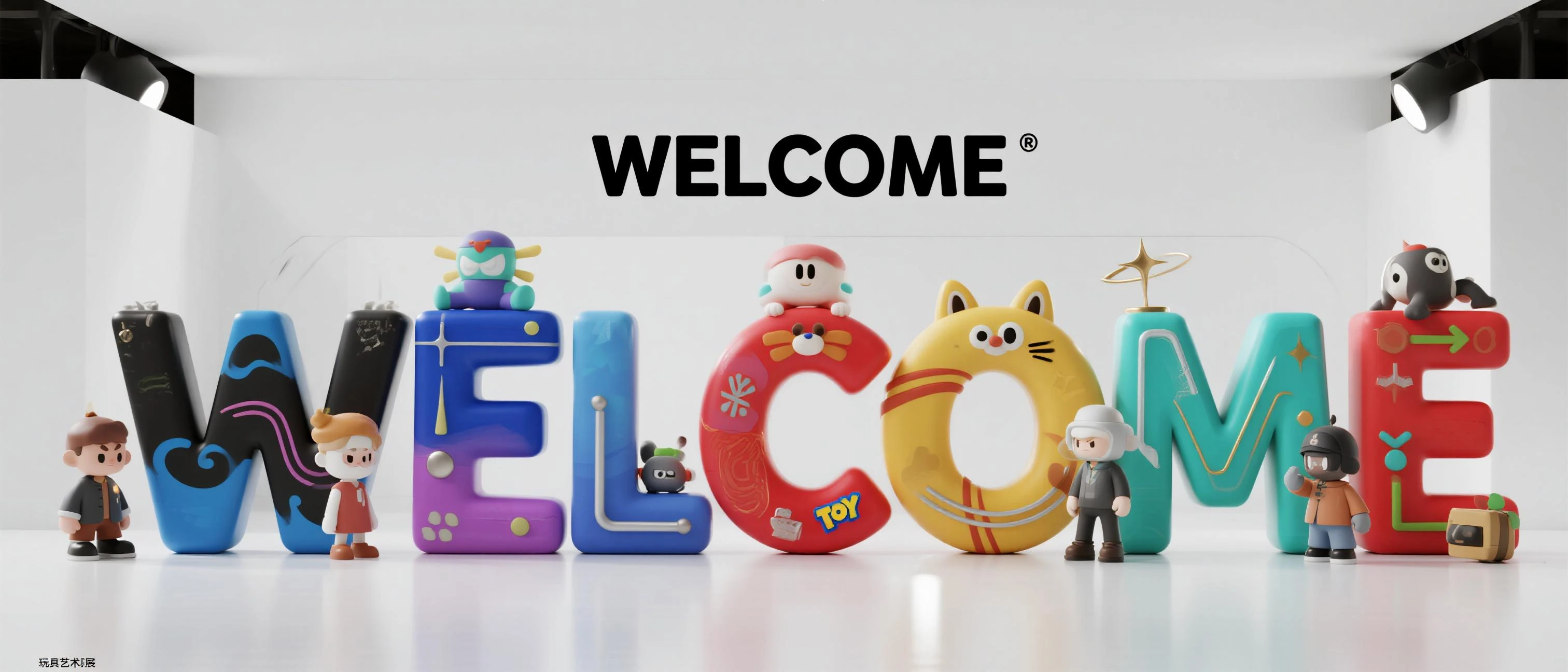 展示会風WELCOME