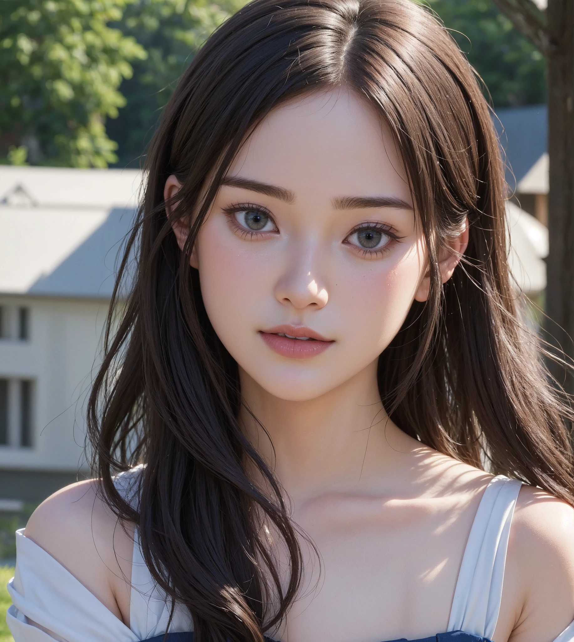 (Realistic, photo-Realistic:1.37),(8K, RAW Photos, Highest quality, masterpiece:1.2), cute, Super detailed,Heart-shaped pupils,Physically Based Rendering, Ultra-high resolution, Kodak Vision Color, Filmed with an Aricam LT camera, Bokeh, Sharp focus,
View your viewers,photoRealistic,Realistic, alone, photoRealistic, Highest quality,Highly detailed face,Highly detailed eyes and face, Beautiful attention to detail,Absurd, incredibly Absurd,An unforgettable smile,Messy Hair, Floating Hair, ,