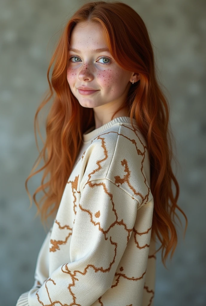 Full-length portrait of a girl with a unique and attractive appearance ...