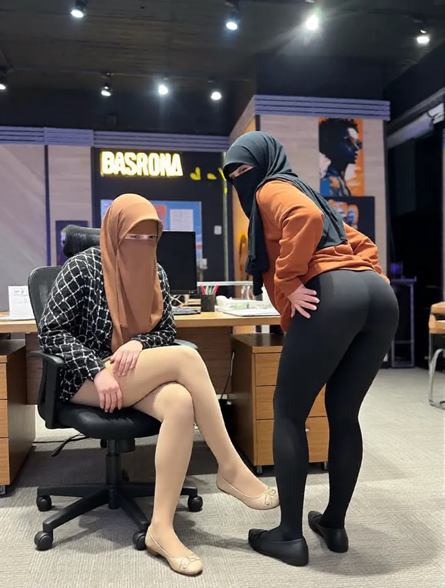 ???? 24 year old teenage malay woman with hijab,wearing pantyhose,office background,arousal expression,a group of men watching,ready to ?????? man sticking his ????? on ???? ???????????,????????????,?????????? ???