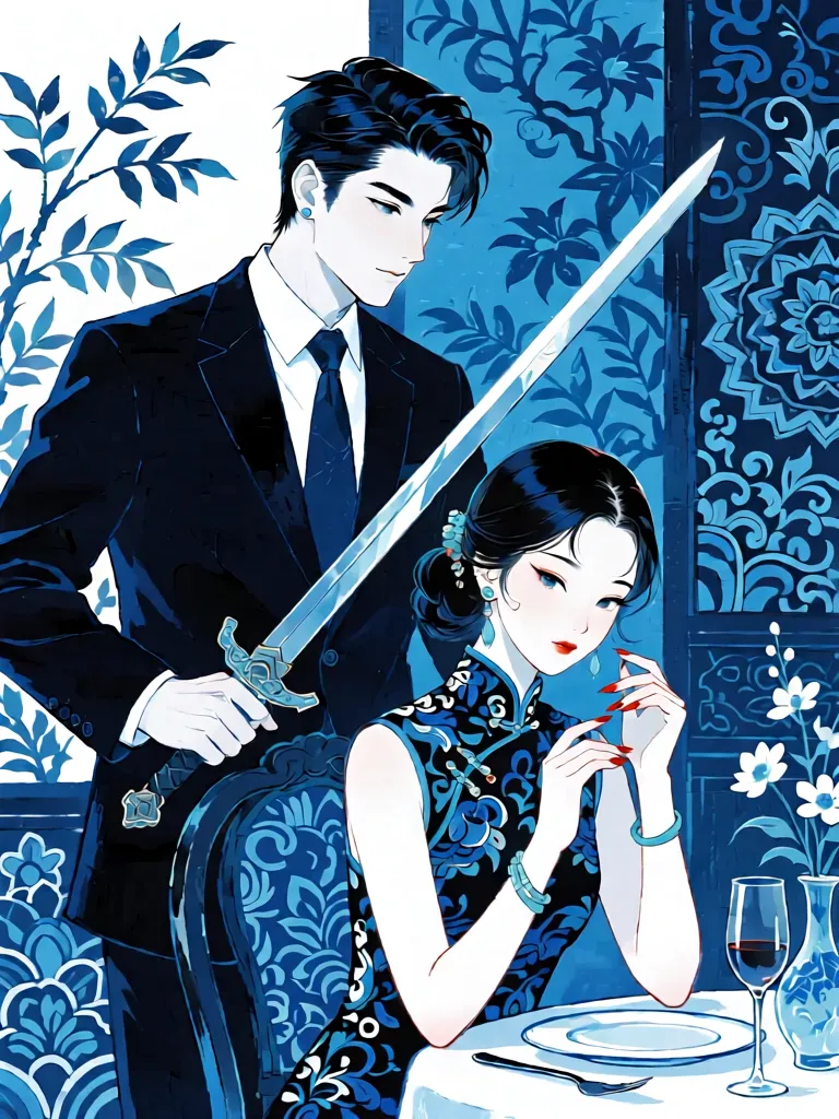 蓝调风格插画生成器