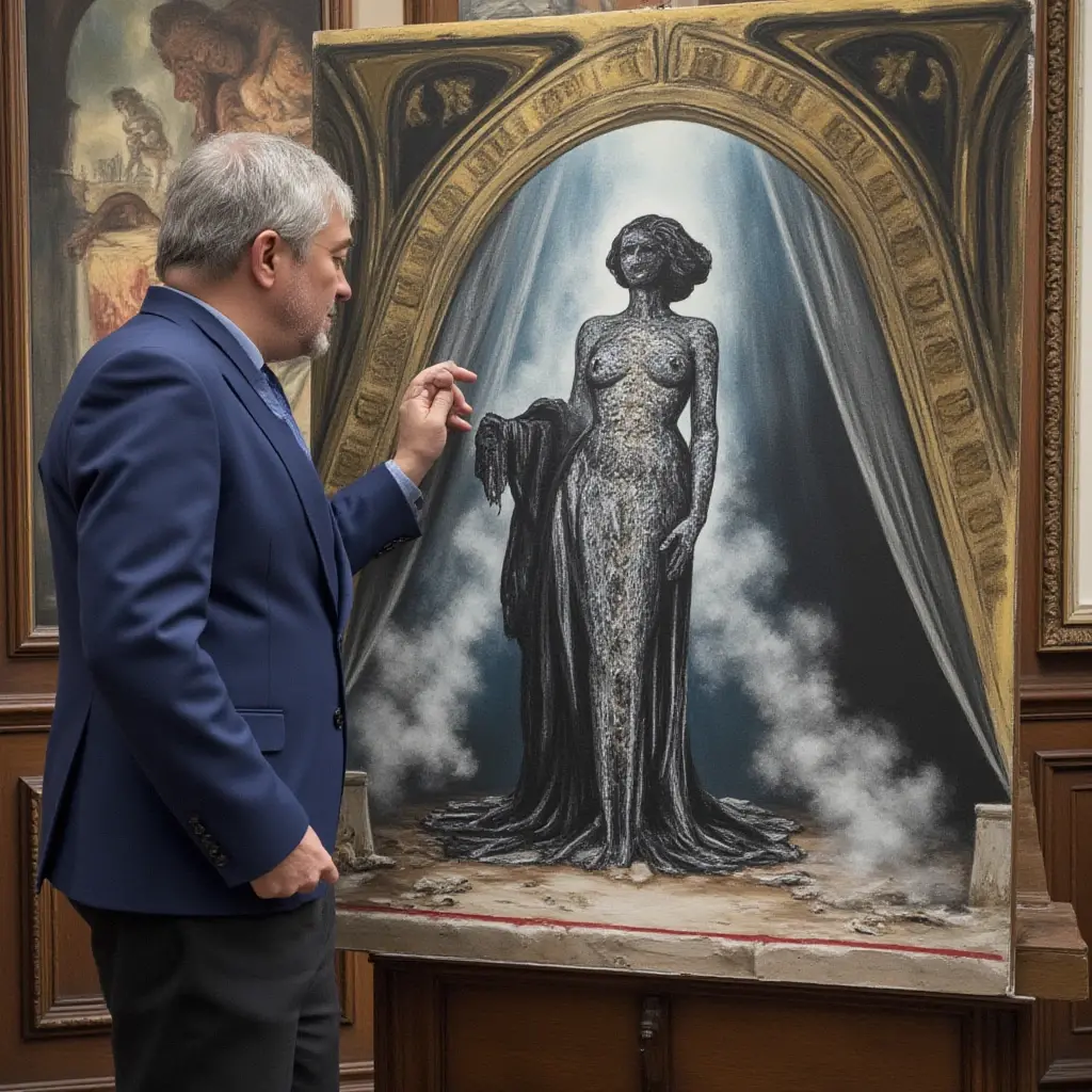 score_9,score_8_up,score_7_up, Ela, ela elite \(Rainbow Six Siege\),ela, ela \(Rainbow Six Siege\ , hot girl, sexy girl, skinny girl, slim girl, slim legs, beautiful light blue eyes, small round face, thin nose, long hair, hair in loose ponytail, white blonde hair, red tartan , thigh high white socks, white trainers, red , cleavage, pink , cloaked vampire girl with   (1 pretty girl :1.9), ((silver satin cloak tied at the neck:1.20))++ , big black , (huge black  :1.9), ((girl getting )),  in a graveyard , , , Ass up head down, Surprised expression, ((girl crawling on the floor)), Pushed into