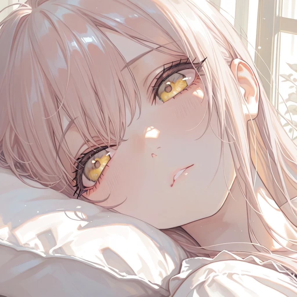 (white mouth mask:1.5)，(closed eyes), (lie on bed:1.5)，Highest quality, Anime Moe Art Style,Best Anime 8K Konachan Wallpaper，Perfect , (One Girl:1.5), (alone,13 years old:1.8),high school student, short hair, (Straight hair:1.6)，(Medium chest)，(Blonde:1.8)，Complete limbs, Full Finger,medium breast，Small eyes,Accurate blue eyes, (hair over one eye:1.5)，Hair Clip, Very detailed,High resolution,Very detailed肌, Professional Lighting,8K eye detail, (Cute illustrations:1.2), (indoor),(Cute Girl's Room:1.4),(modern and sophisticated furniture:1.2),(plush velvet chair and ottoman:1.4),(elegant curtains and window treatments:1.2),(Designer Fashion:1.4),(Instagrammable fashion photo corner:1.2),(unique framed statement mirror:1.4),
(fashion runway style rug:1.2),(Customized closet filled with trendy clothes:1.2)，(gorgeous dressing table:1.2)，(Fashion Magazines:1.2)，(Cute decoration:1.4)，(chic lighting fixtures:1.4),(comfortable and stylish bedding:1.4)，(Specialized area for fashion accessories:1.3)，(高级饰品:1.2)，(fashion sketch and design book:1.2)，(bed:1.9)，(ankle socks:1.2)，nose blush ，A girl lying in bed with a cold with her head on the pillow, cute, detailed drawing, under art，
1 girl, bangs, bed, blush, sweat, cold, blond hair，(pajamas:1.5), indoors，lying on back, pillow, side lock, sleeping, on futon, on futon sleeping face to face，