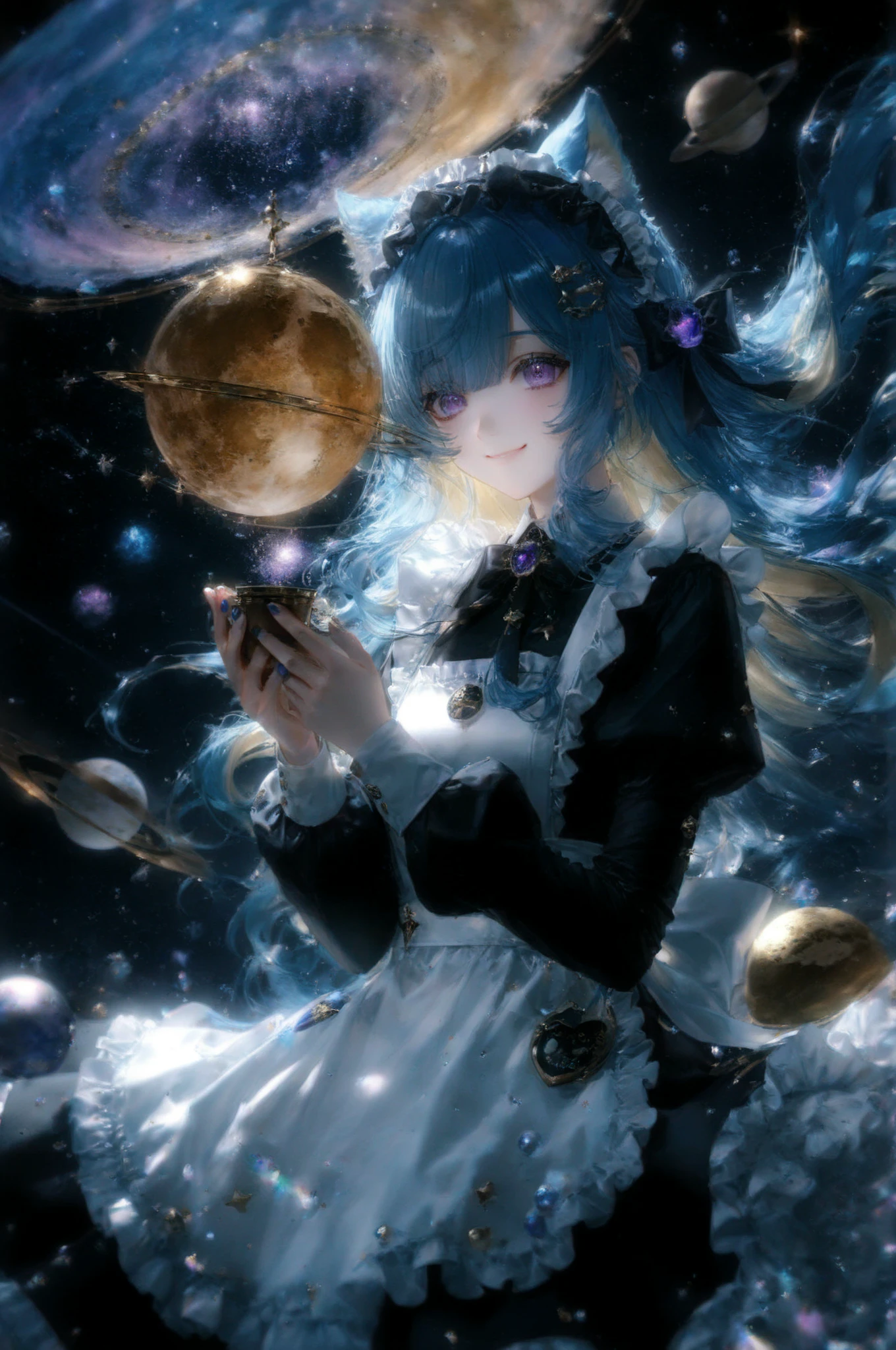 masterpiece, best quality, 8k resolution, sharp focus, intricate detail, beautiful girl, sparkling eyes, golden ratio face, otherworldly liquid, watercolor, ((pastel colors)), bright colors, whimsical, colorful, sharp focus, high resolution, fine detail, princess fantasy ballgown, ((round eyes)), iridescent bubbles, castle landscape in background