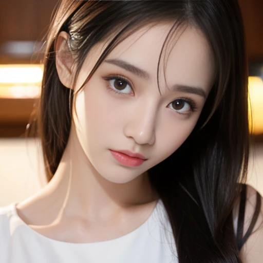 (Highest quality,masterpiece:1.3,Ultra-high resolution),(Very detailed,Caustics,8K),(Realistic:1.4,RAW shooting),22 years old,,(I'm looking at the camera with a smile on my face)Brown Hair,Medium Hair、Korean model、Soft sunlight,Natural light、9 heads、Solo Snap、、Korean、Hanging eyes、Fireworks display