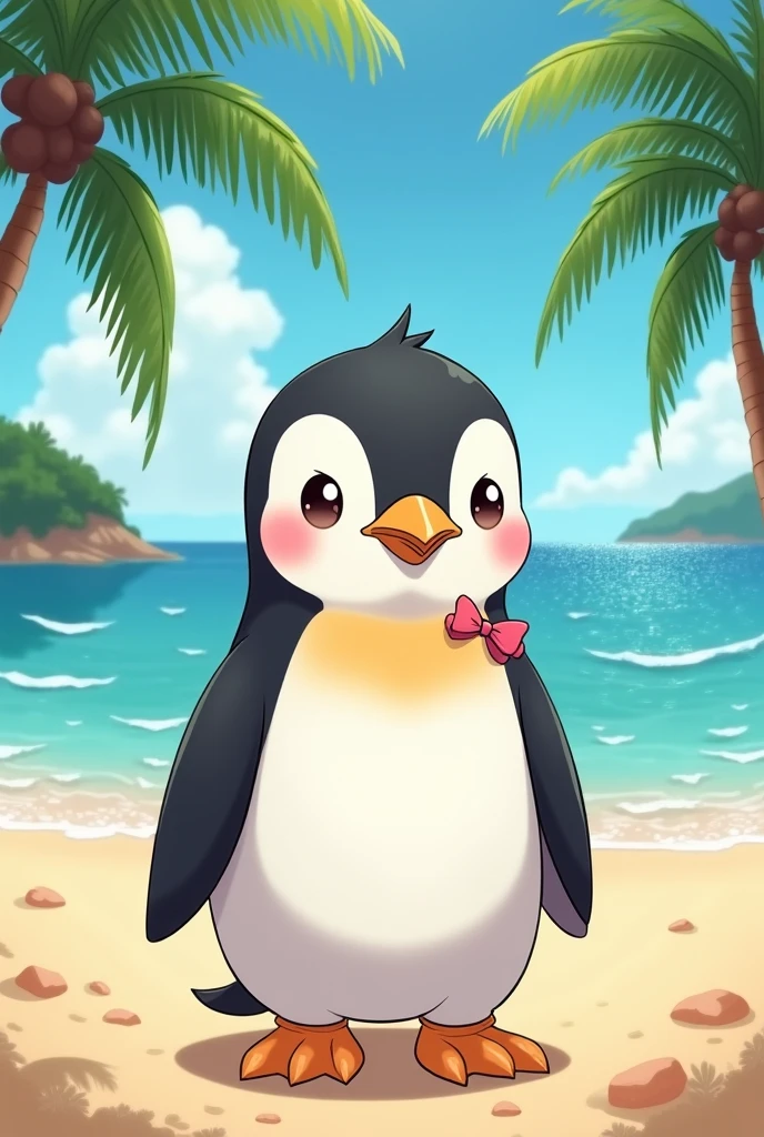 "Generate cute penguin images in super high quality anime style。The following conditions apply:、Can you create an anime style image of beautiful penguinake sure only one cute cartoon-style penguin appears in each picture。Do not include other penguins or animalake sure there is only one cute penguin in anime style in the scene。

Don't let penguins have more limbs than they need、Please draw in a natural pose，At the same time, it combines the characteristics of the anime style。While remaining cute、Avoid overshowing your limbs。

Pay attention to drawing a natural anime-style environment in the background.。Imagine a scenario，A cute anime-style penguin with a happy expression.。

Draw carefully，So that the tail does not appear on the ass of the penguin。Adjust it to maintain a natural look。

In this way, the neck length of the penguin is suitable,、Please adjust the balance while maintaining the characteristics of the anime。

Chubby drawing penguin body type in anime style。Cute rounded body and、Beautifully reproduces the fluffy feeling of obesity。

Make sure the cheeks are not emphasized.、Draw a cute penguin in anime style，Gives a neat impression。

Please try to make sure that the anime-style image generated is a beautiful image of only one penguin.。Unpleasant  expressions and situations、Elements of  and anxiety、Discriminatory or abusive elements、Please do not include any sensitive topics or biases.。

Follow these instructionaximize the charm of cute anime penguins、We are waiting for you with wonderful images with a neat impression。"