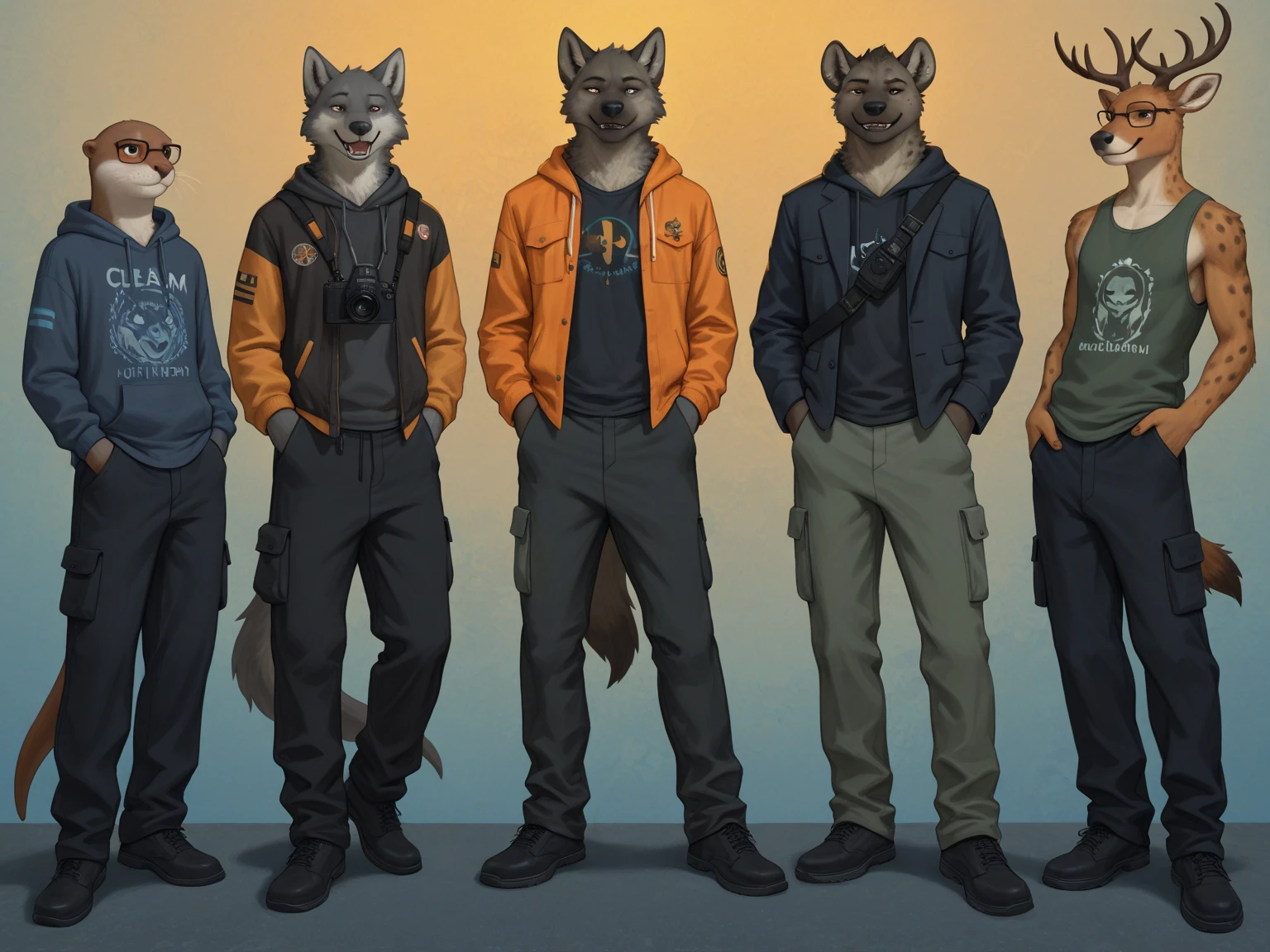 Duo, Score_9, score_8_up, an anthro dragon male, tall, athletic body, black dragon male, (black scaley body):1.3, red secondary color on body black scales, black dragon, red eyes, he is wearing a blue sports jersey and shorts with white sneakers, walking in a strip mall, looking to his left at other character, he is with an Anthro furry female cat girl