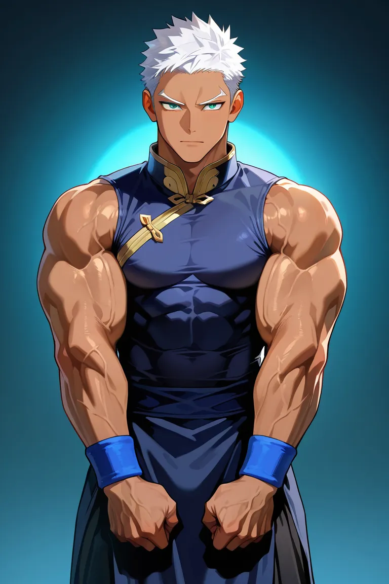 肌肉武僧動漫角色生成